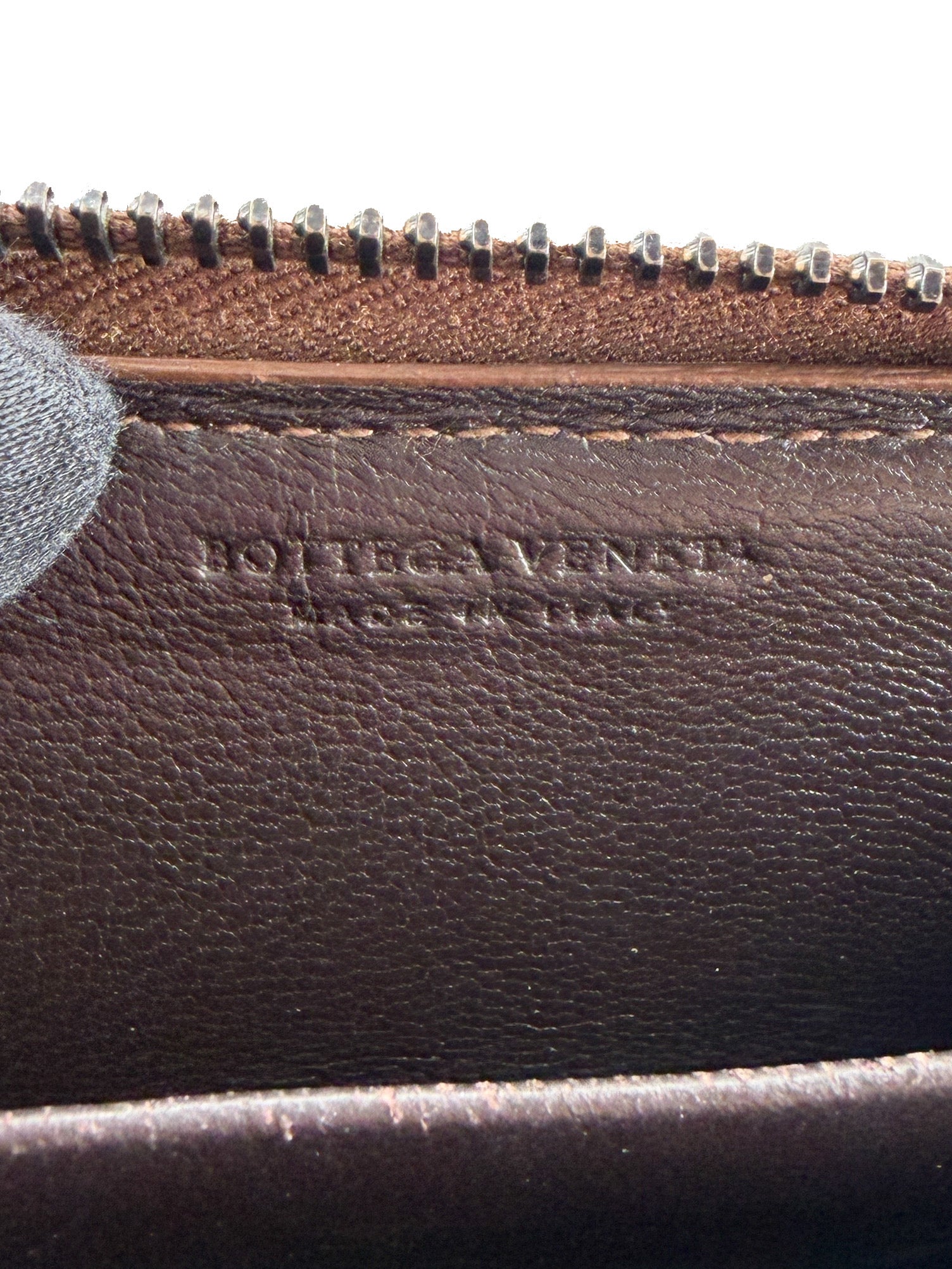 Bottega Veneta brown Intrecciato card wallet B01195331N