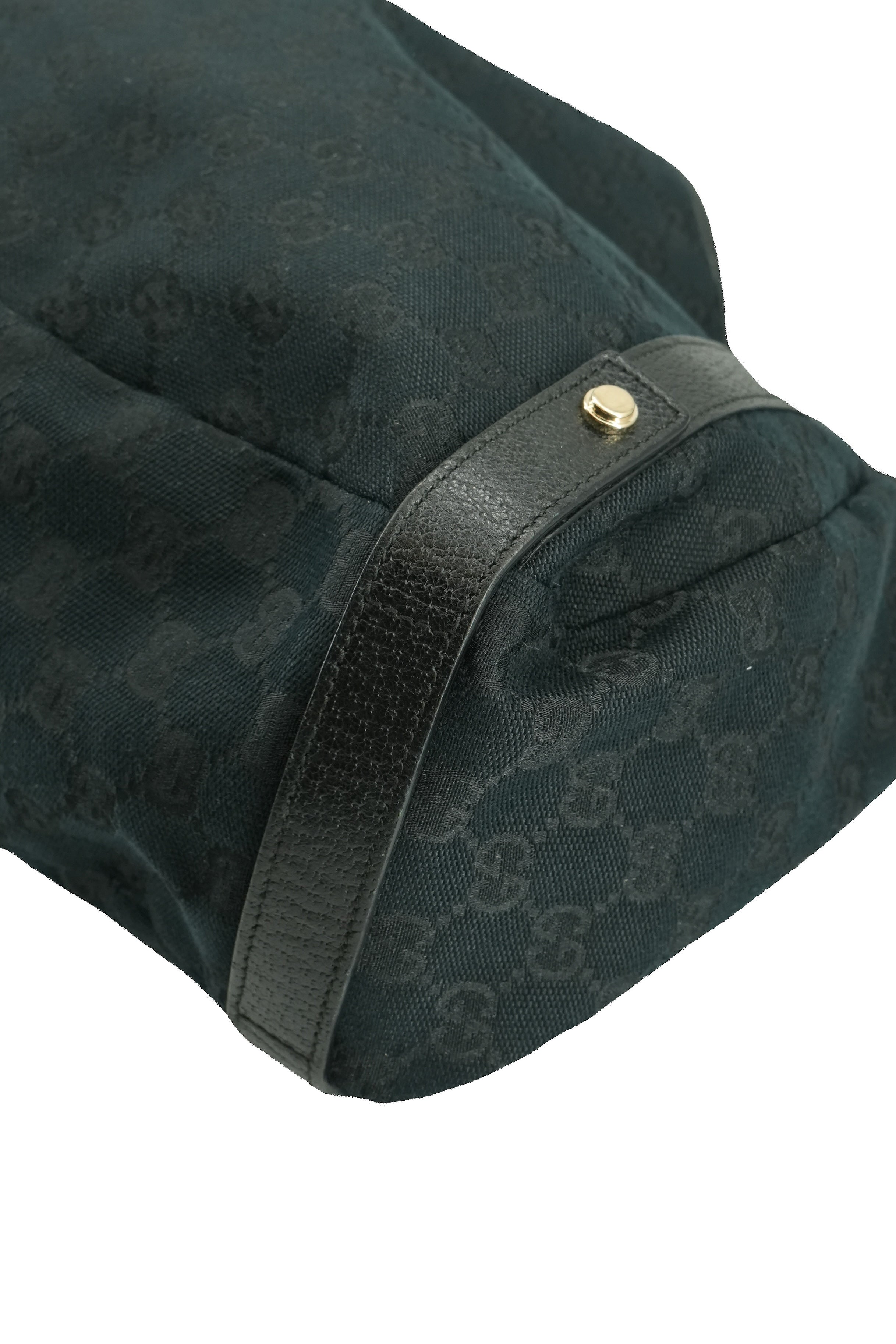 Gucci black canvas Abbey shoulder bag 180736 493492