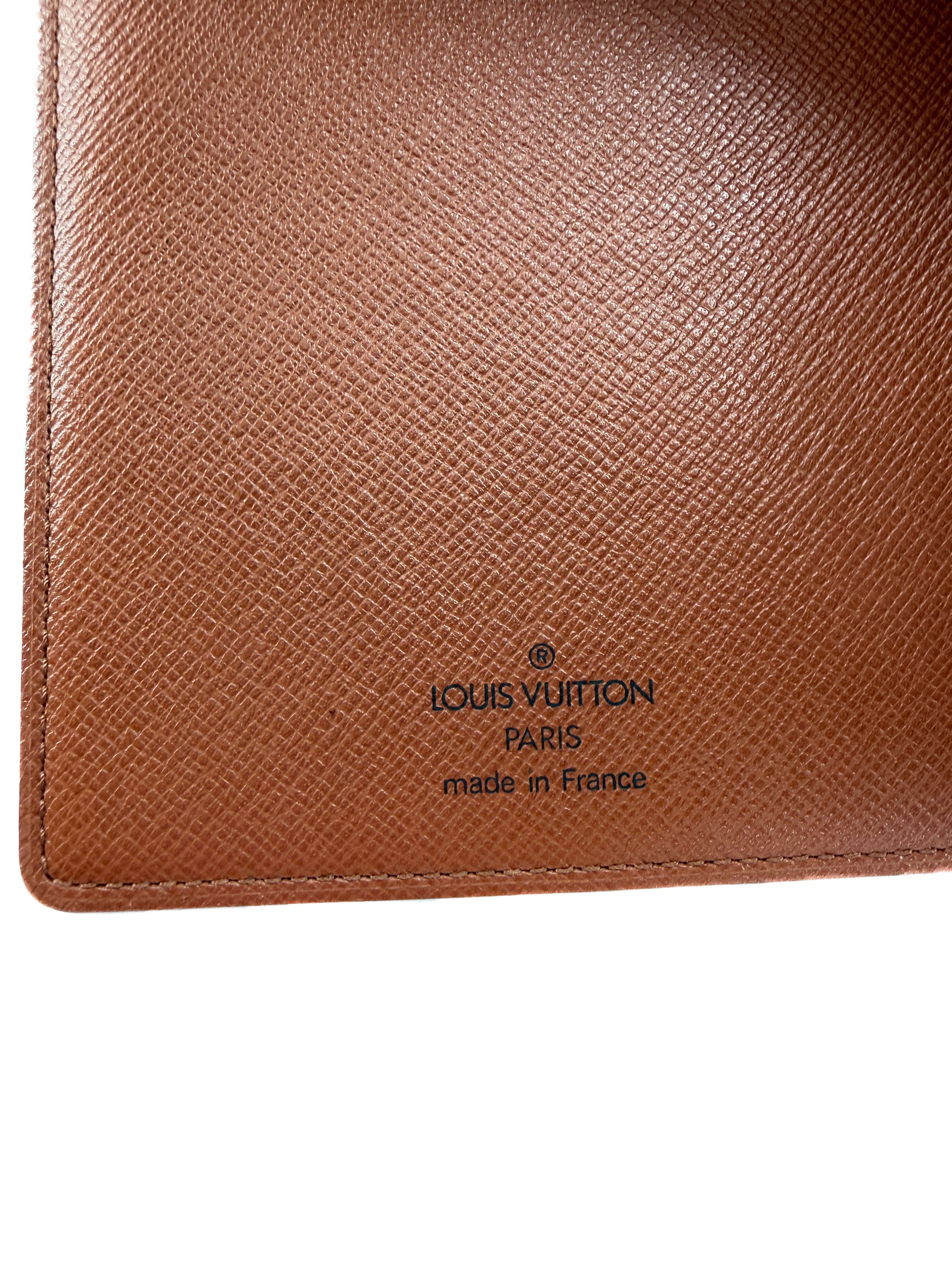 Louis Vuitton monogram small notebook cover MI0927