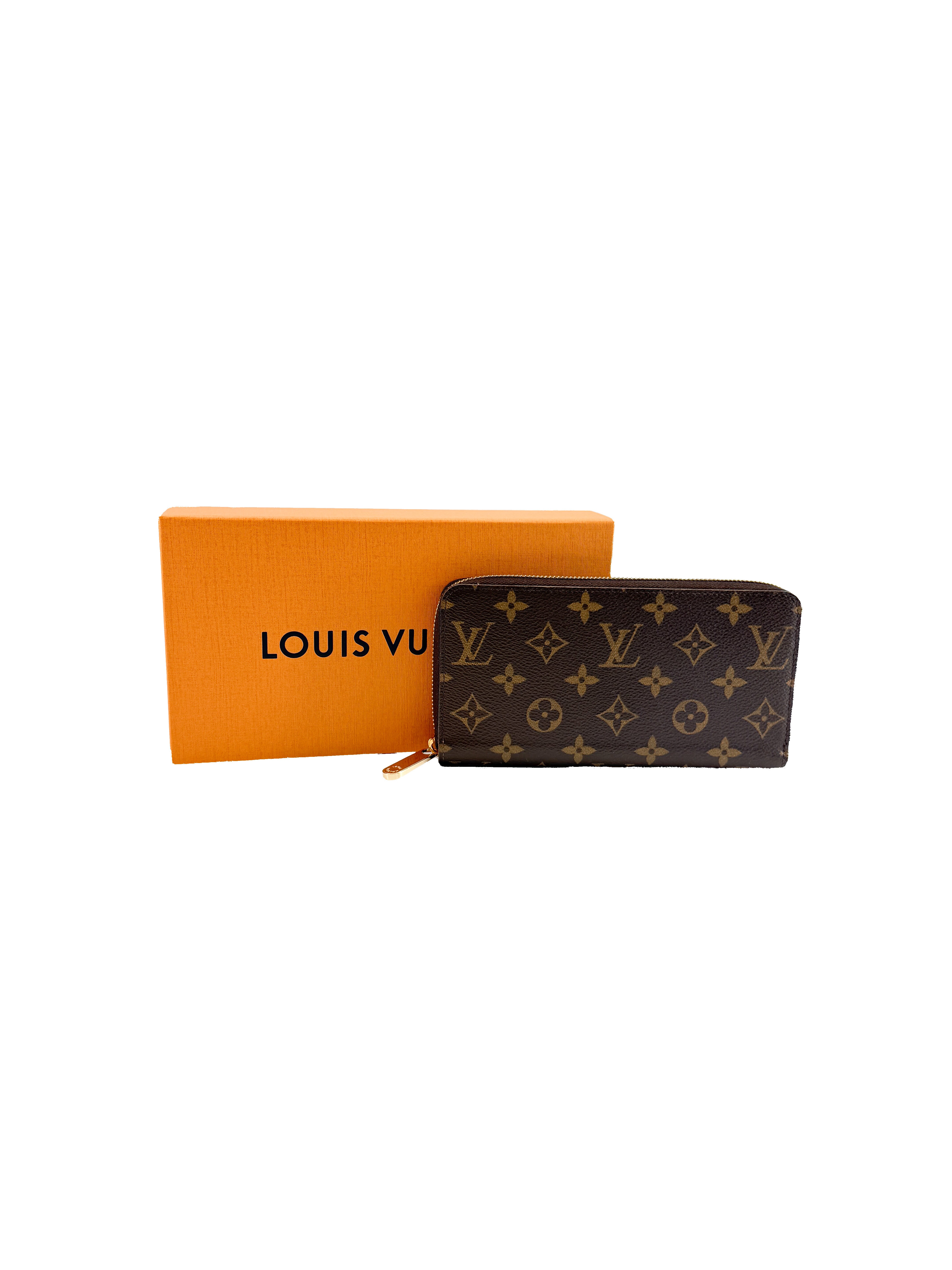 Louis Vuitton monogram zippy wallet NFC