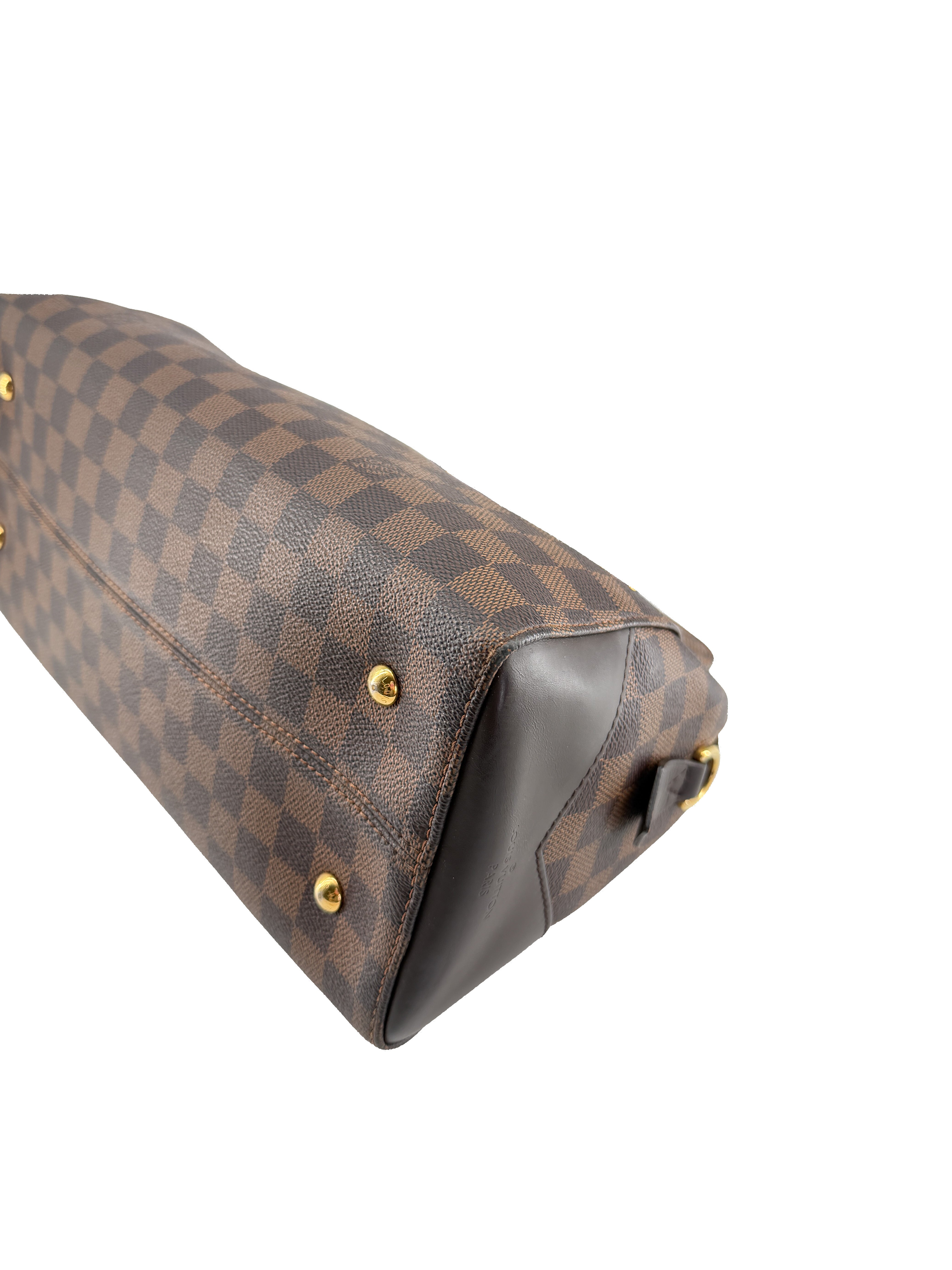 Louis Vuitton damier ebene Kensington bowling bag TJ0128 - My Girlfriend's Wardrobe LLC