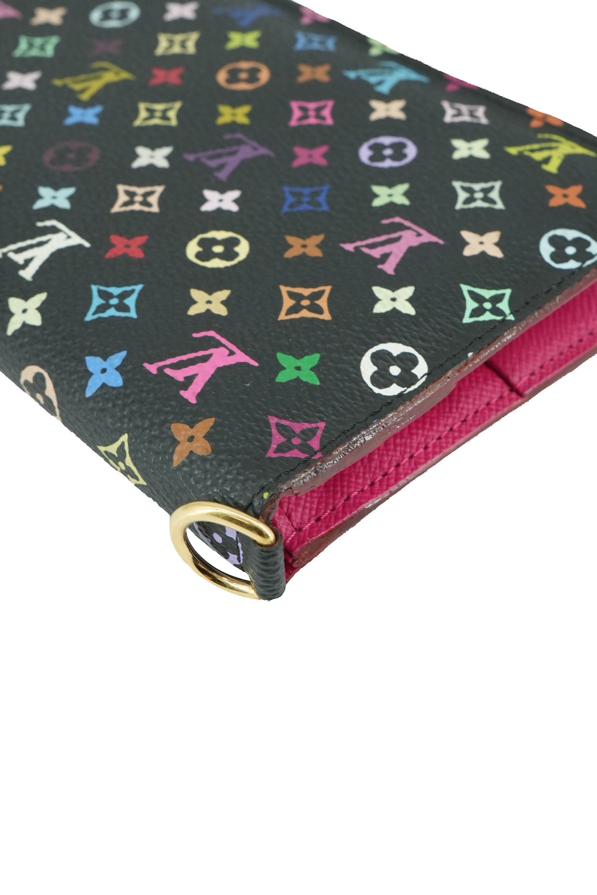Louis Vuitton monogram black multicolor Insolite wallet CA4151