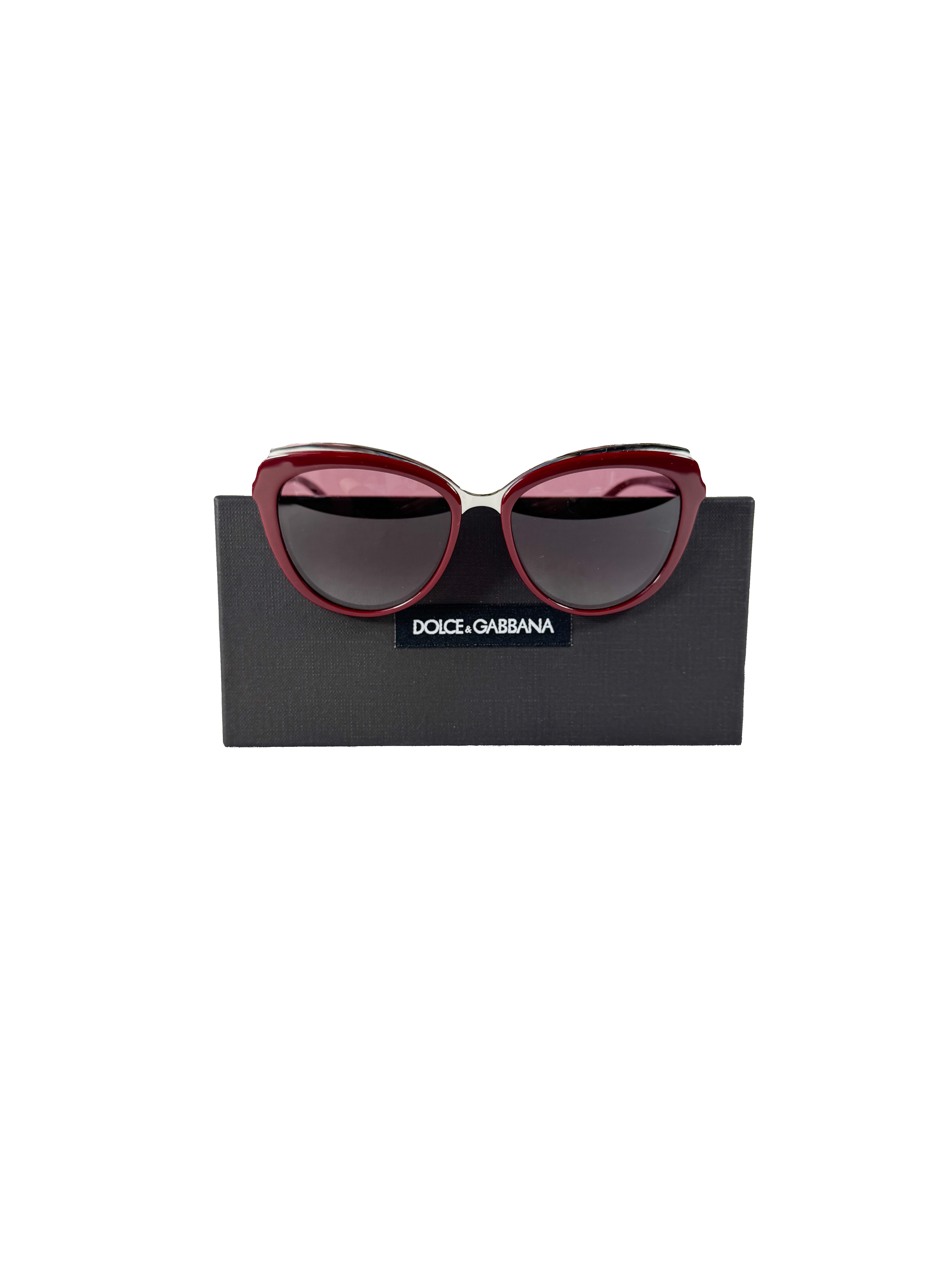 Dolce & Gabbana red sunglasses DG4304 0756