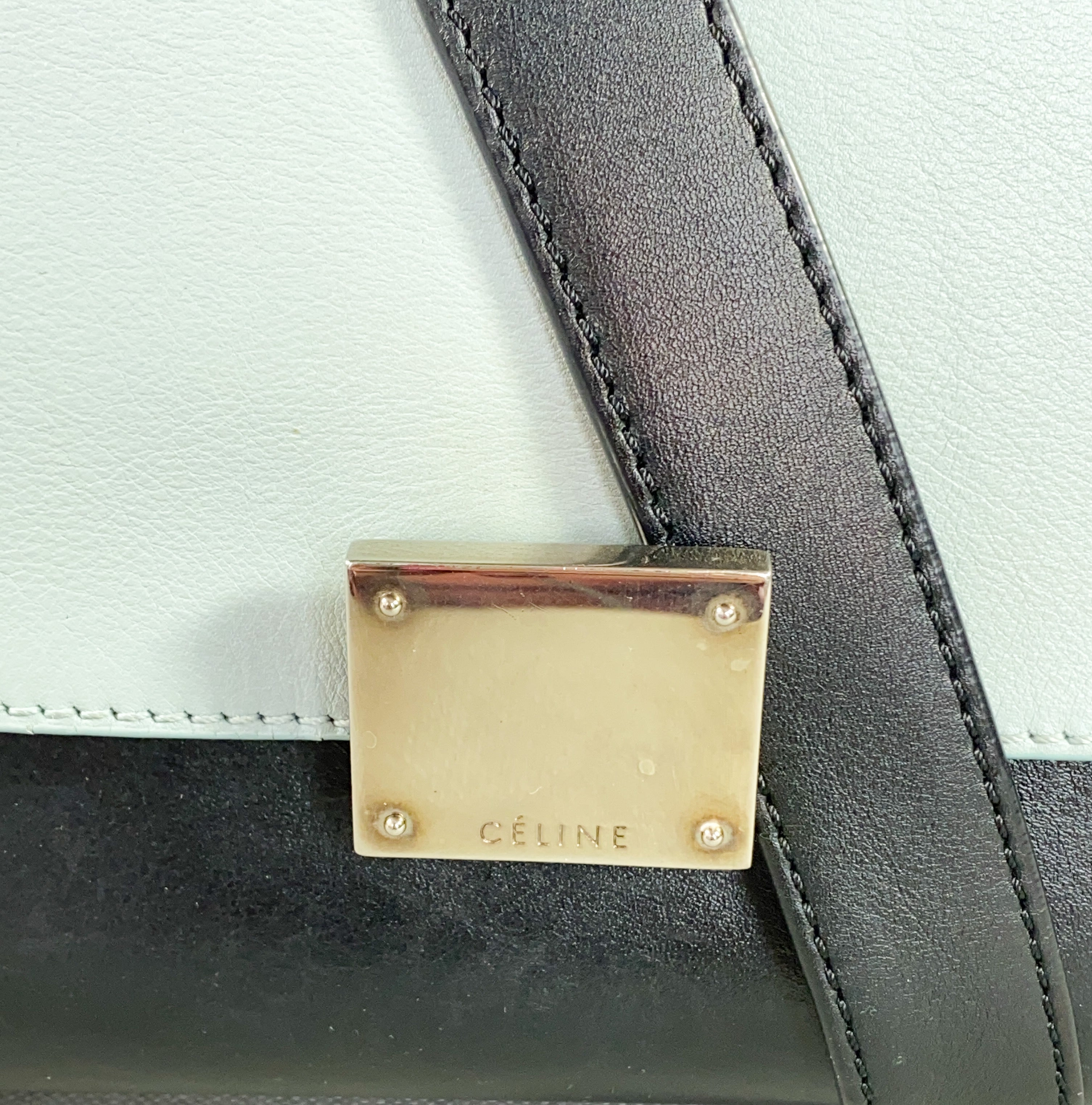 Celine medium tri color trapeze bag U-MM-0123