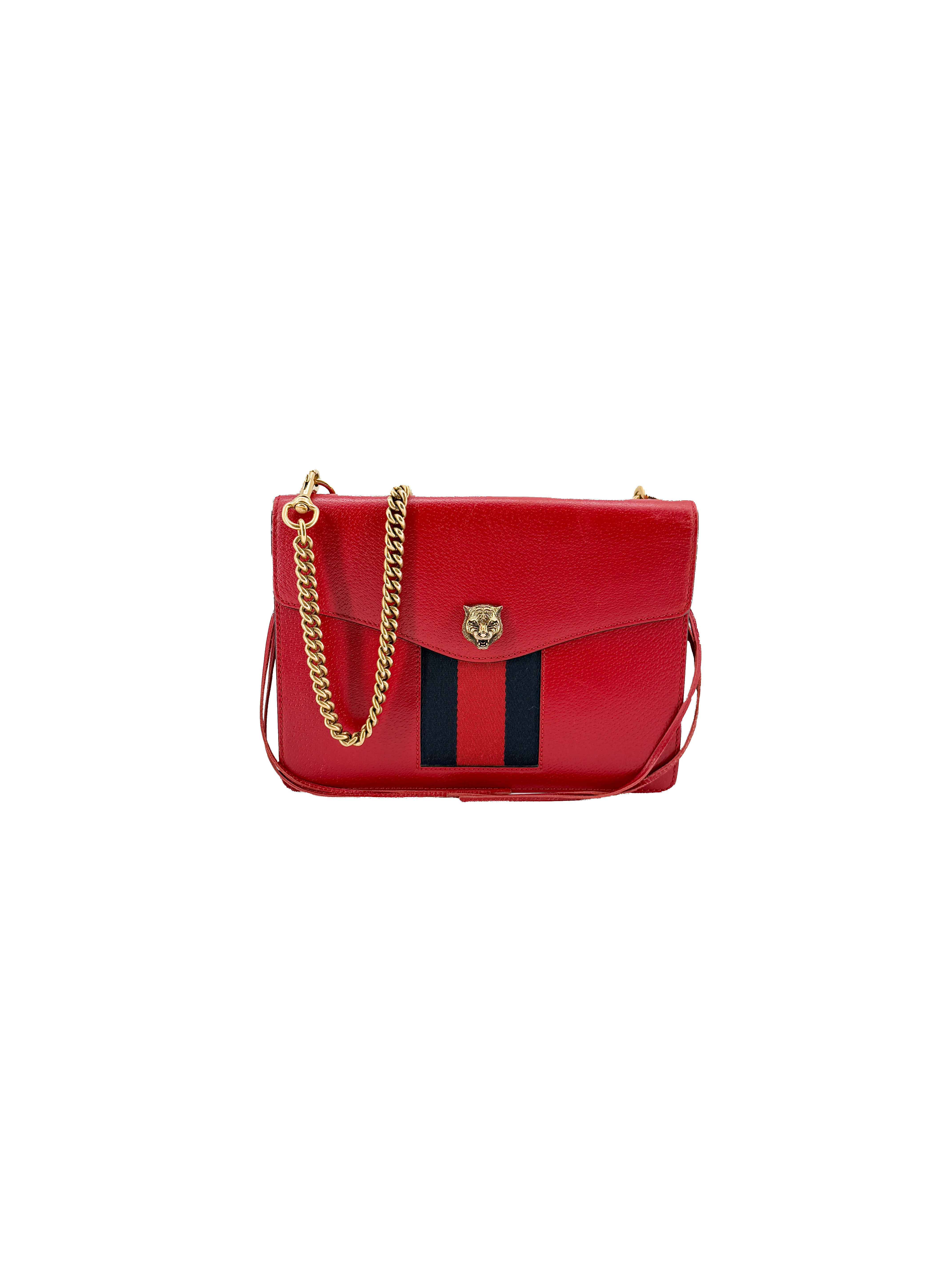 Gucci red Animalier shoulder bag 431283 493075