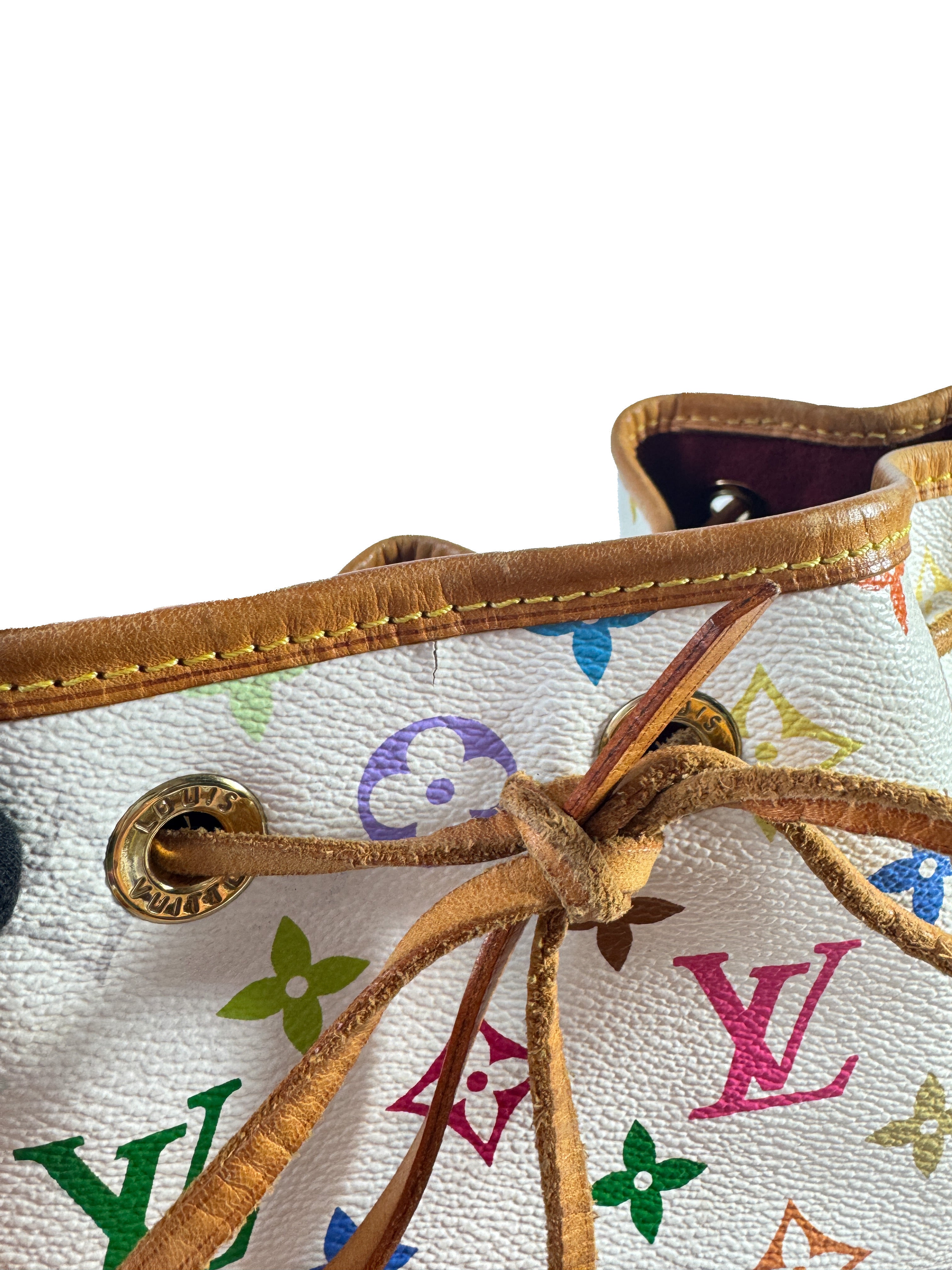 Louis Vuitton monogram multicolor petite noe CA1005