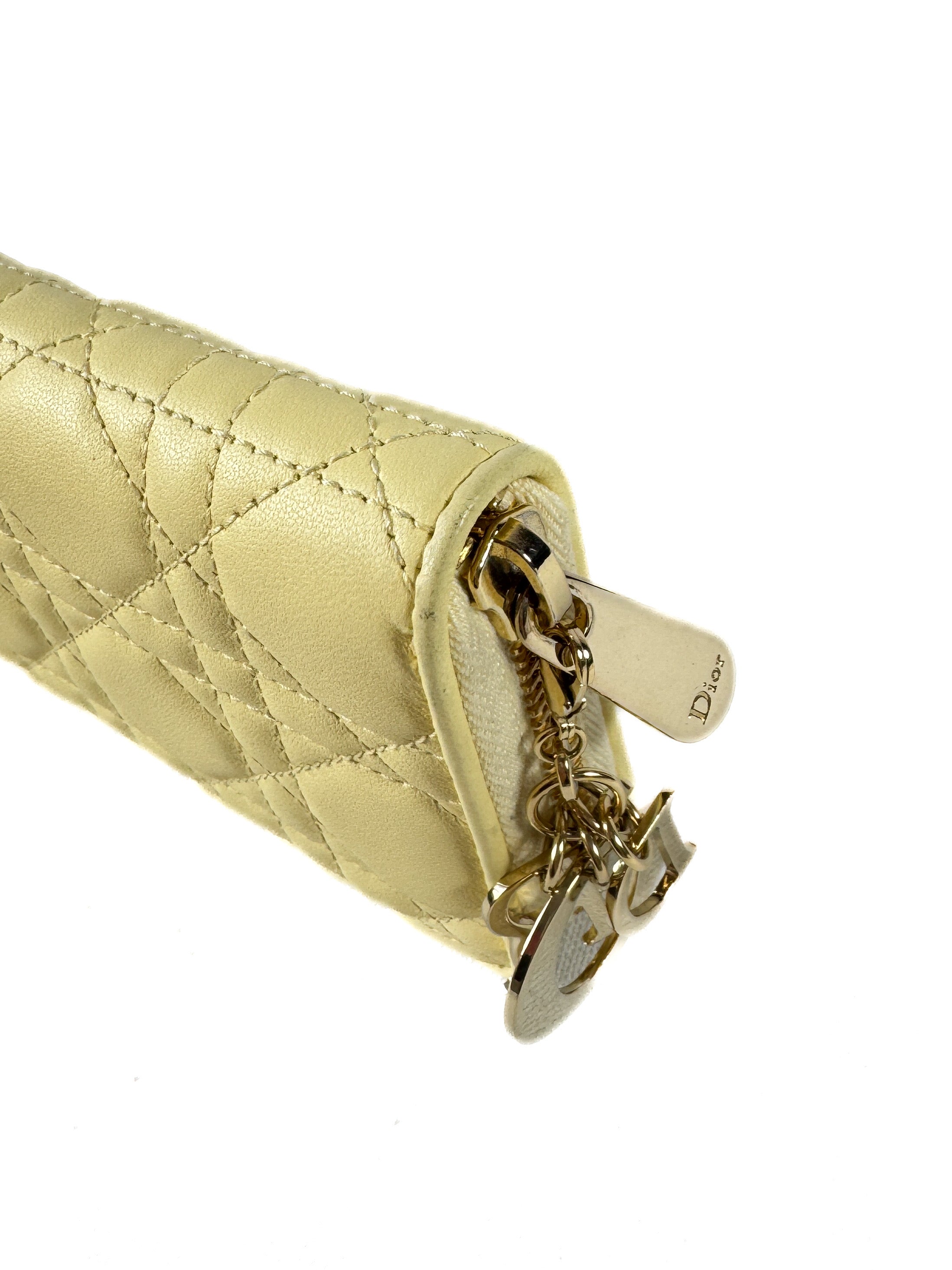 Christian Dior Lady Dior Voyageur wallet 0272 retail $950