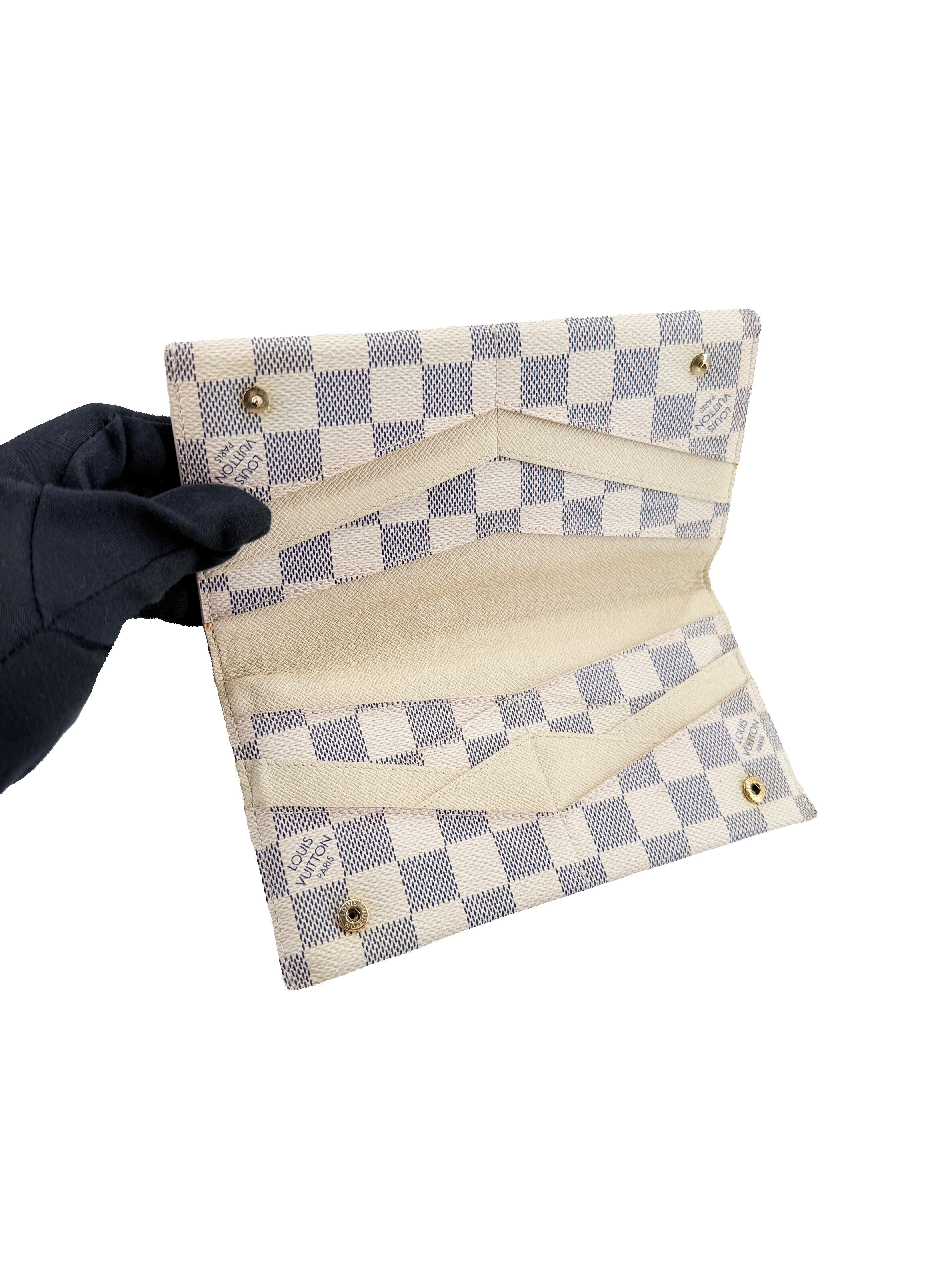 Louis Vuitton damier azur Origami wallet TR4171