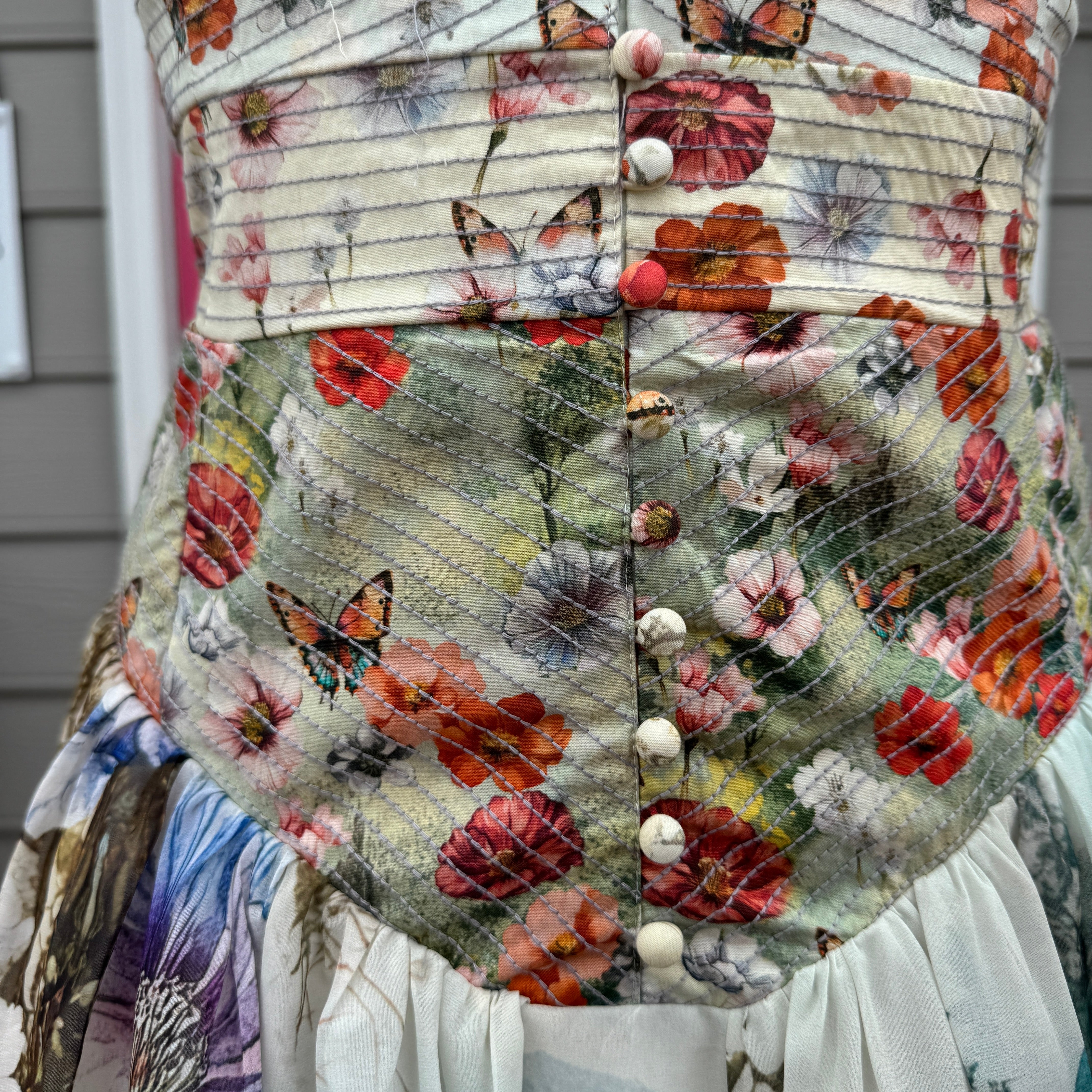 Anthropologie multicolor tank dress size XL NWT