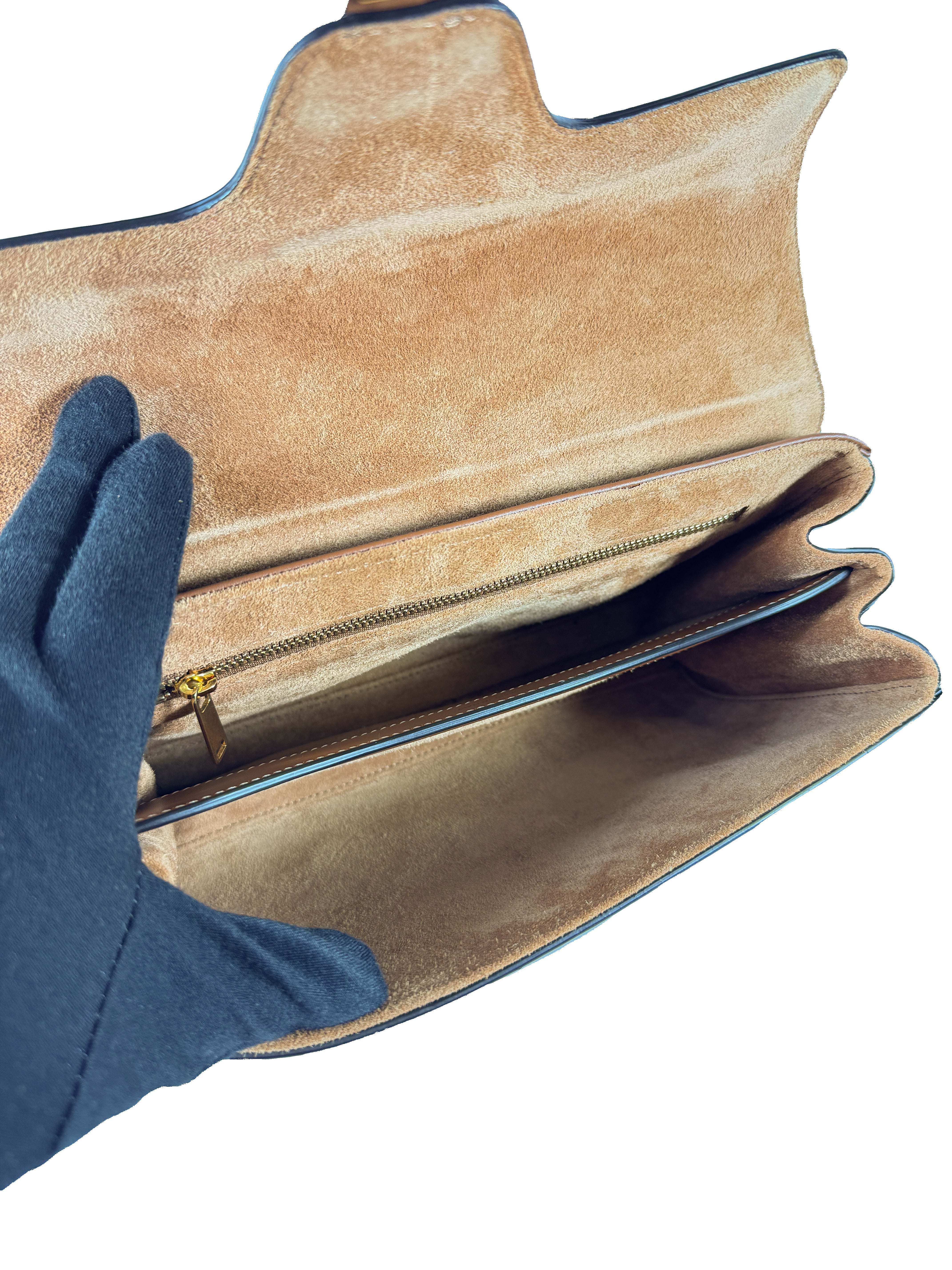 Celine brown leather teen soft 16 W-CE-3221