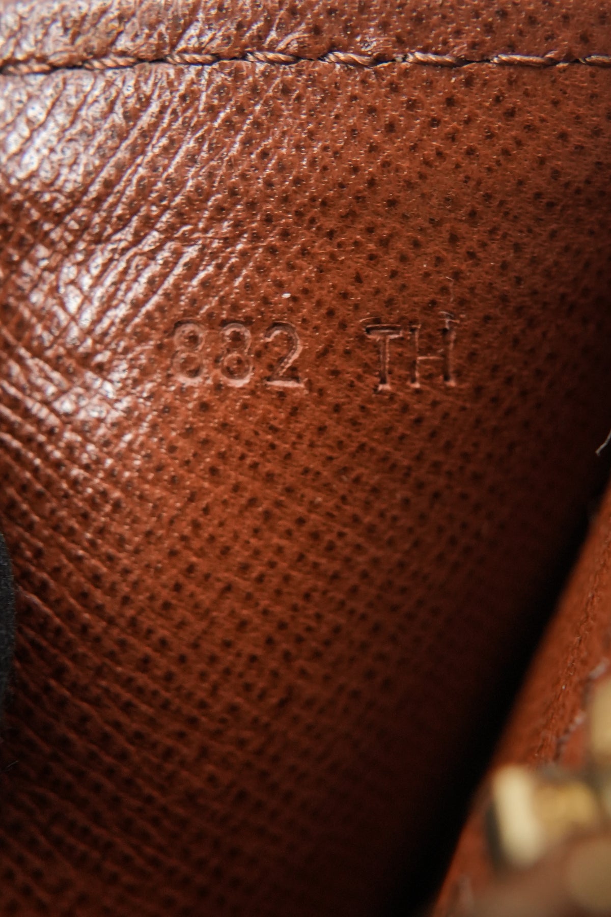 Louis Vuitton monogram Pochette Dame PM 882 TH