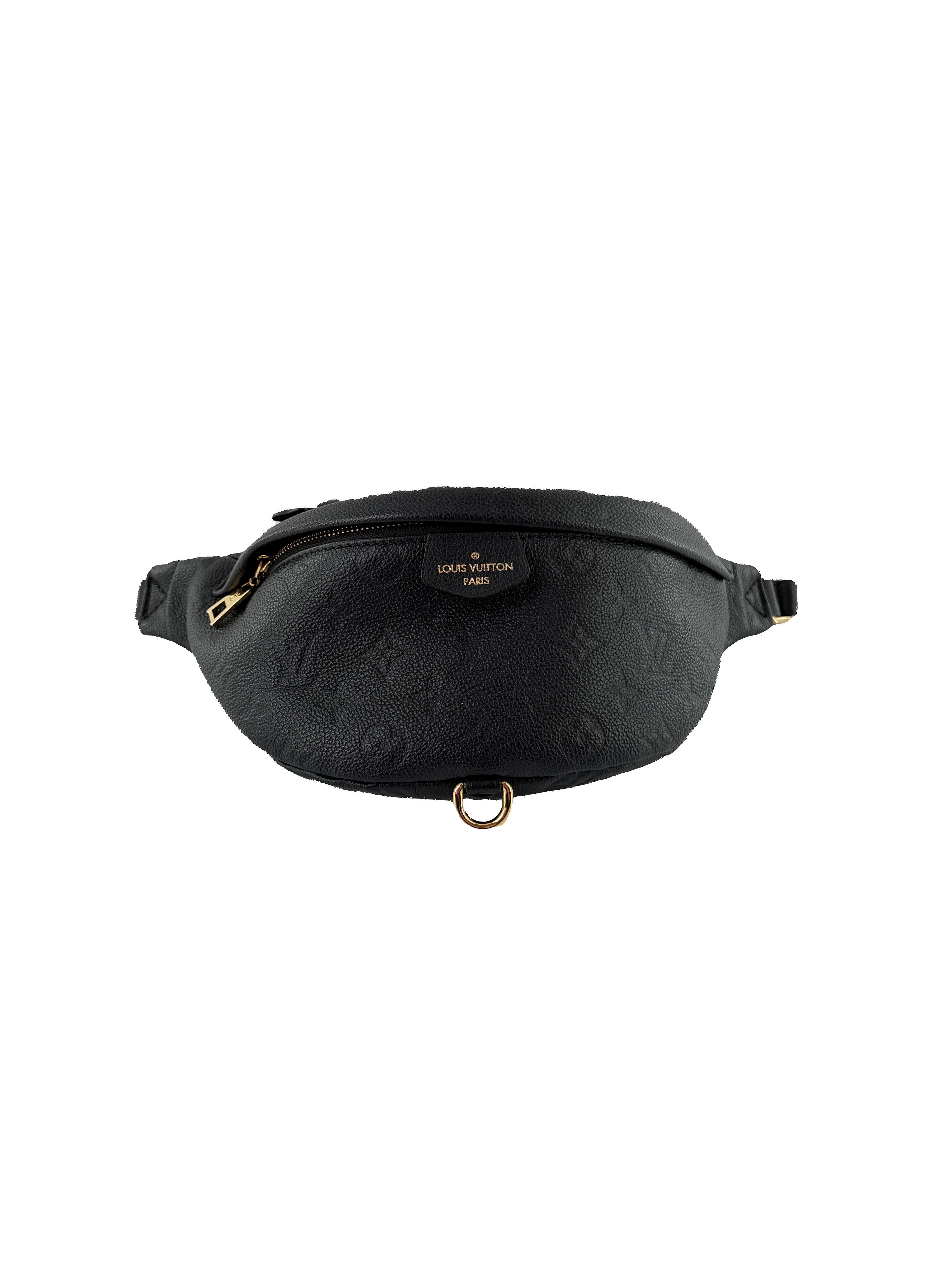 Louis Vuitton black Bumbag Empreinte Leather Crossbody Bag SD3149