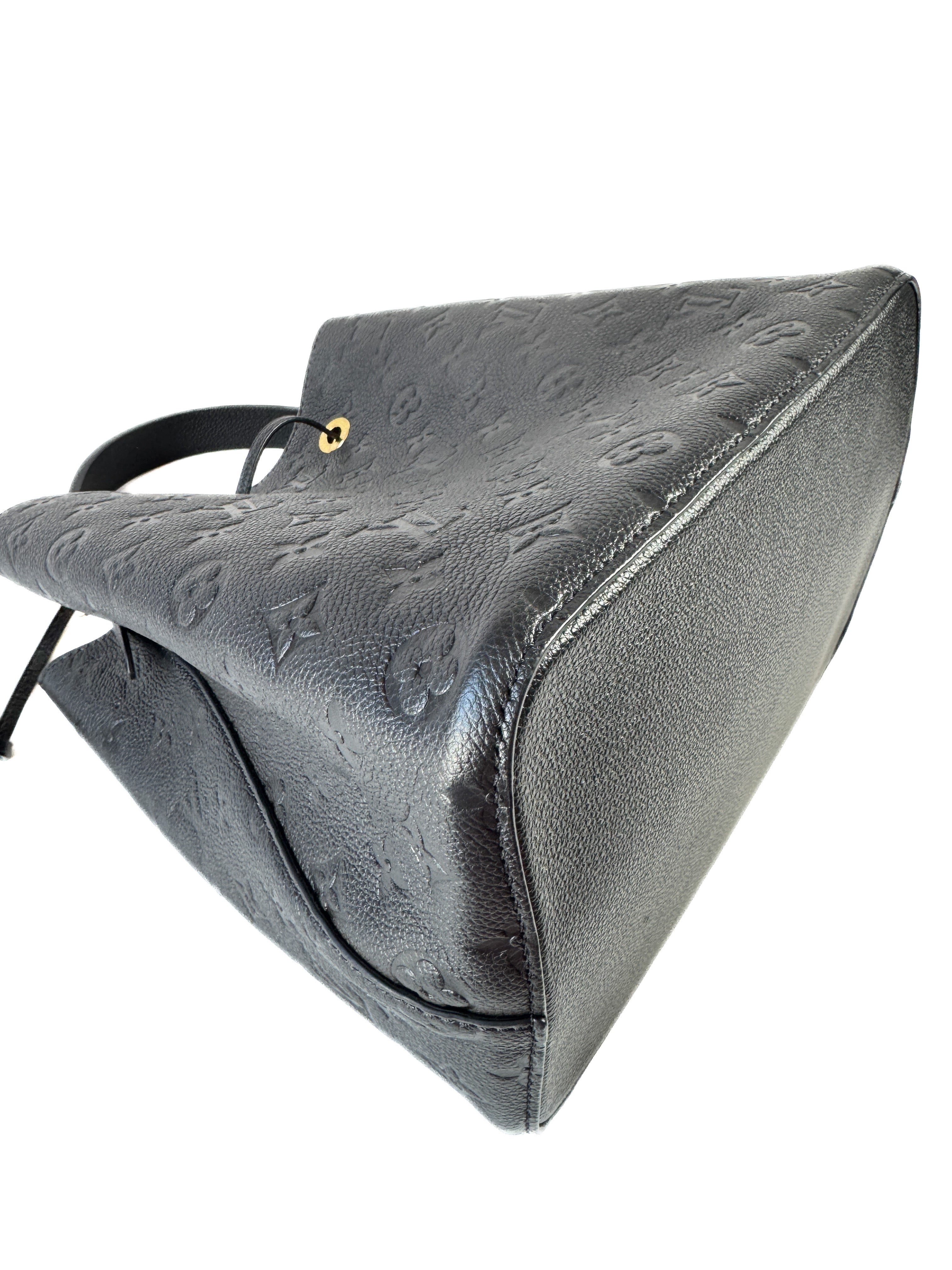 Louis Vuitton black empreinte NeoNoe MM (NFC)