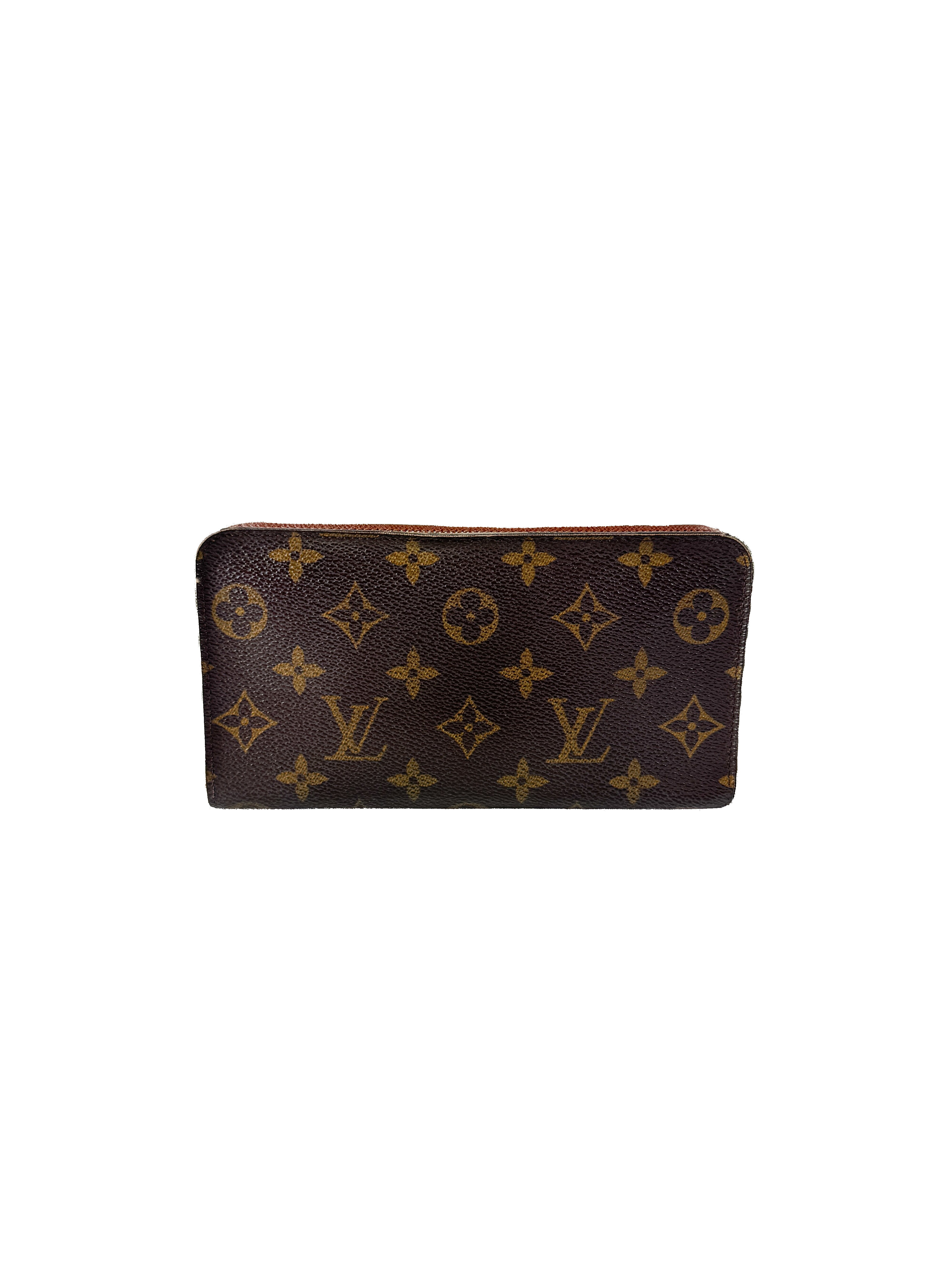 Louis Vuitton monogram Porte Monnaie Zip wallet TH0030