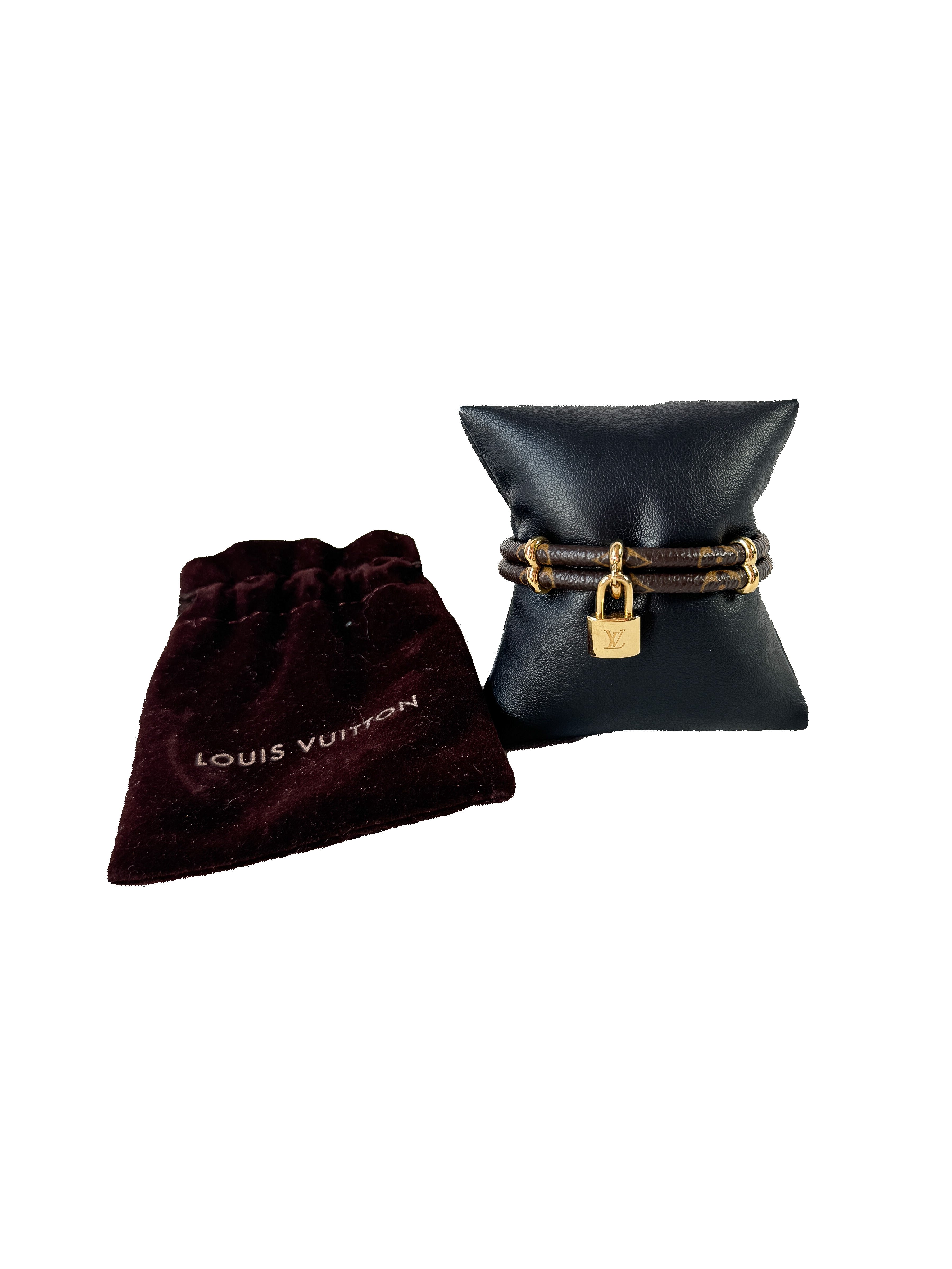 Louis Vuitton monogram Keep it Twice bracelet BC0126