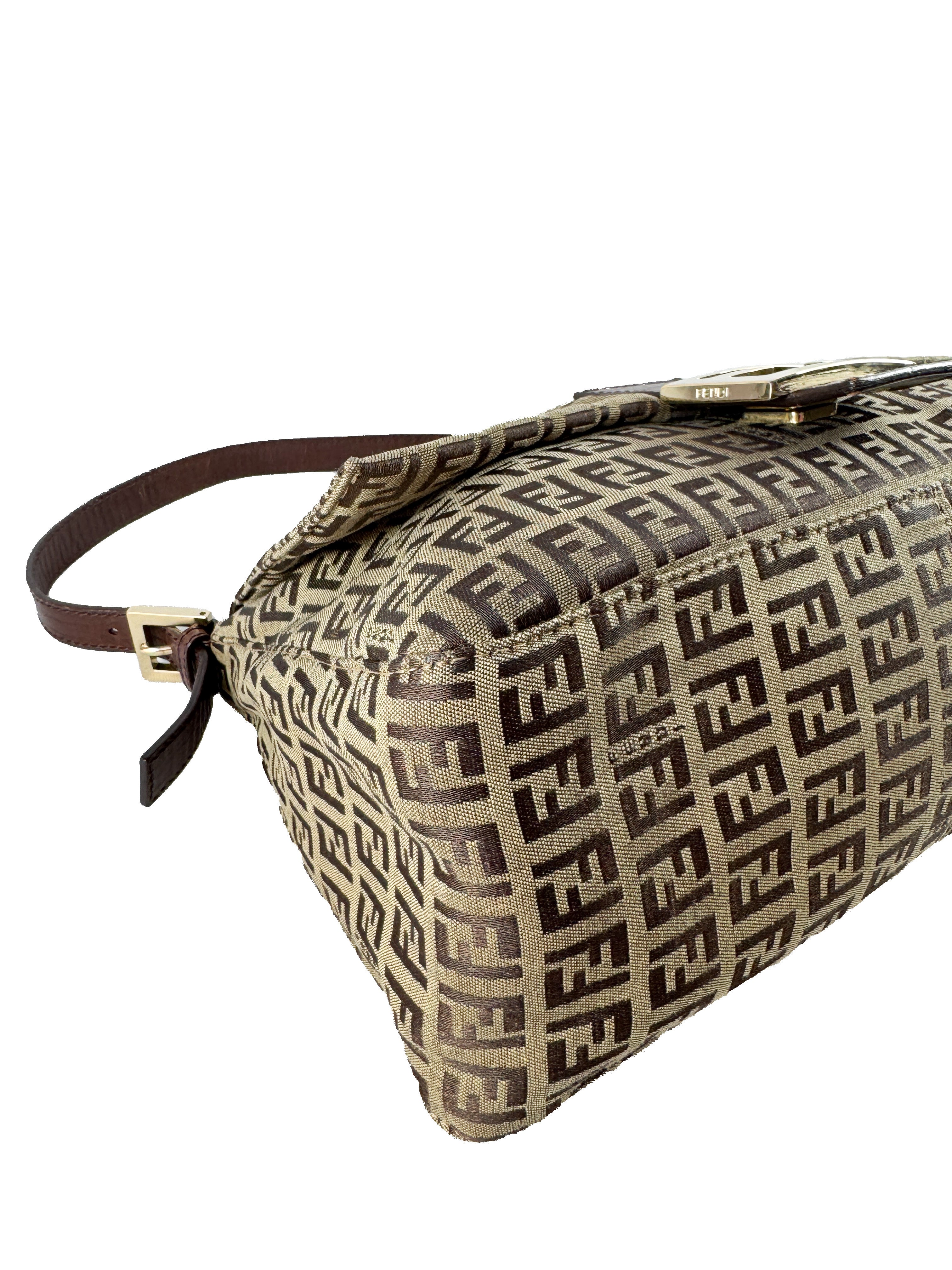Fendi Zucchino Mama Baguette shoulder bag