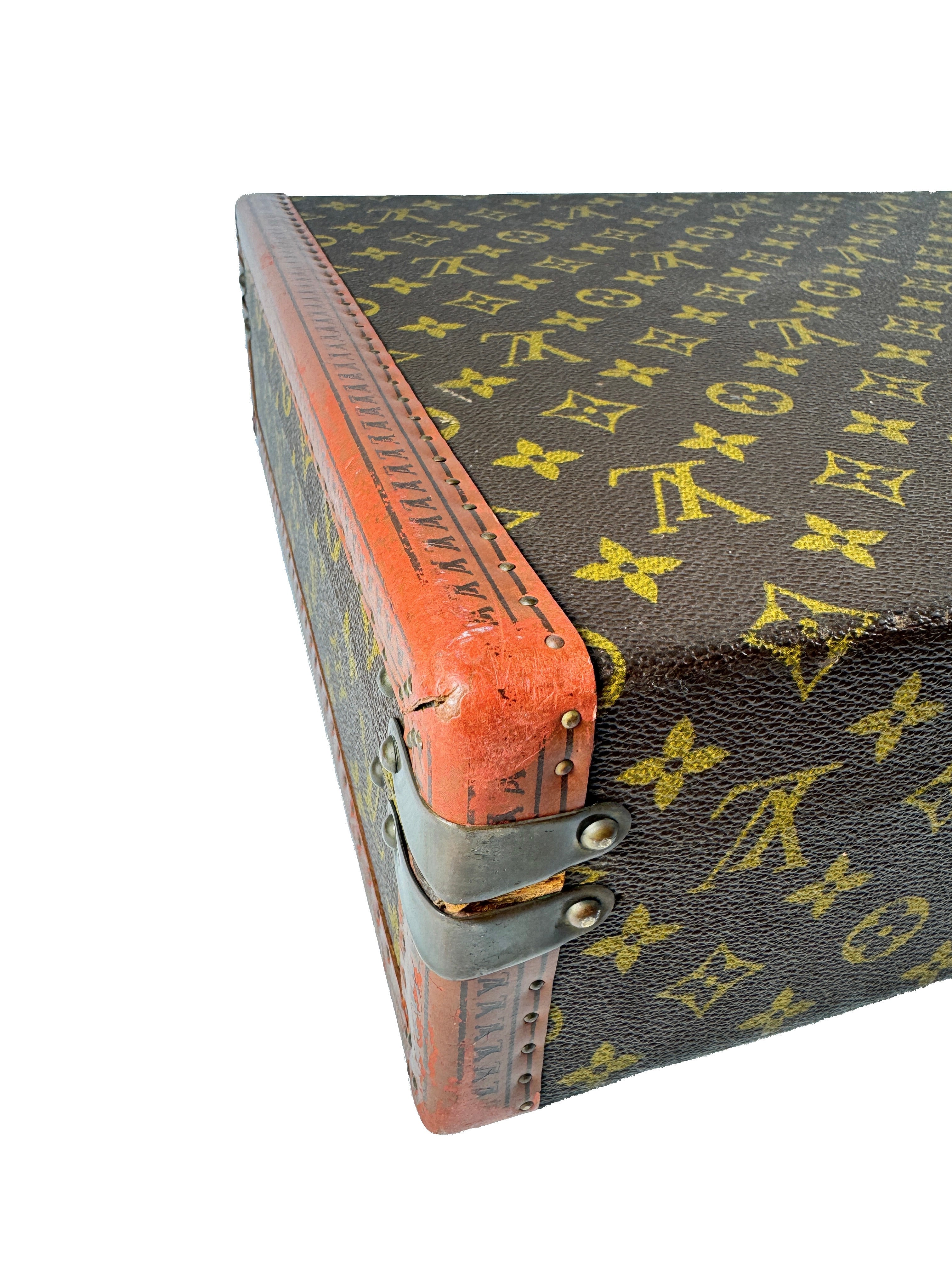 Louis Vuitton monogram 60s-80s vintage Cotteville 45 trunk 903220