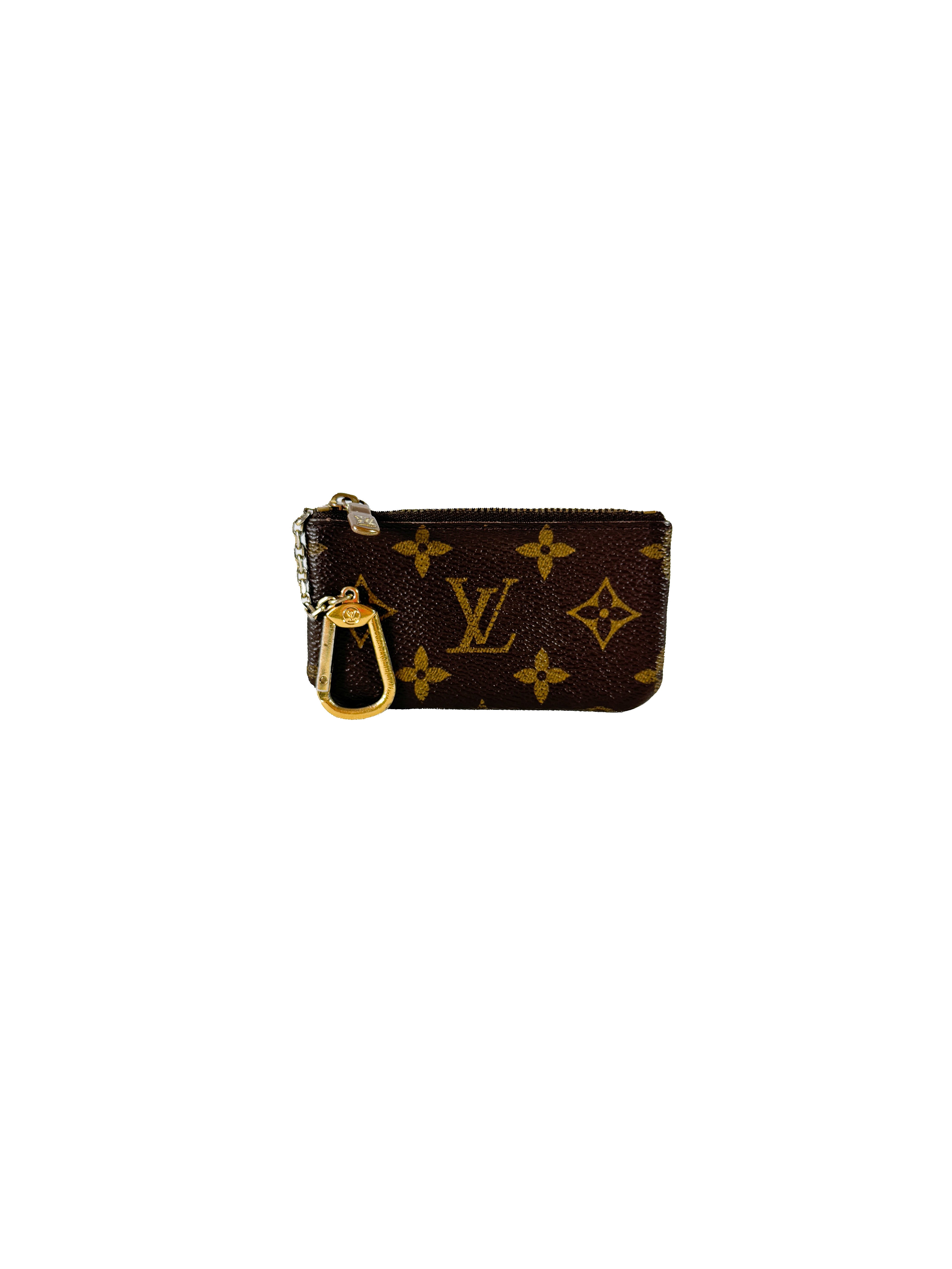 Louis Vuitton monogram vintage key cles pouch