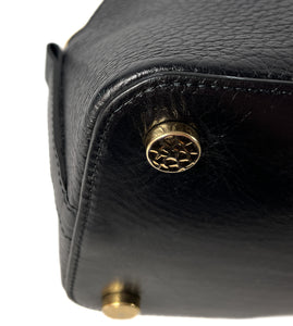 Marc Jacobs black leather Crosby Perry satchel