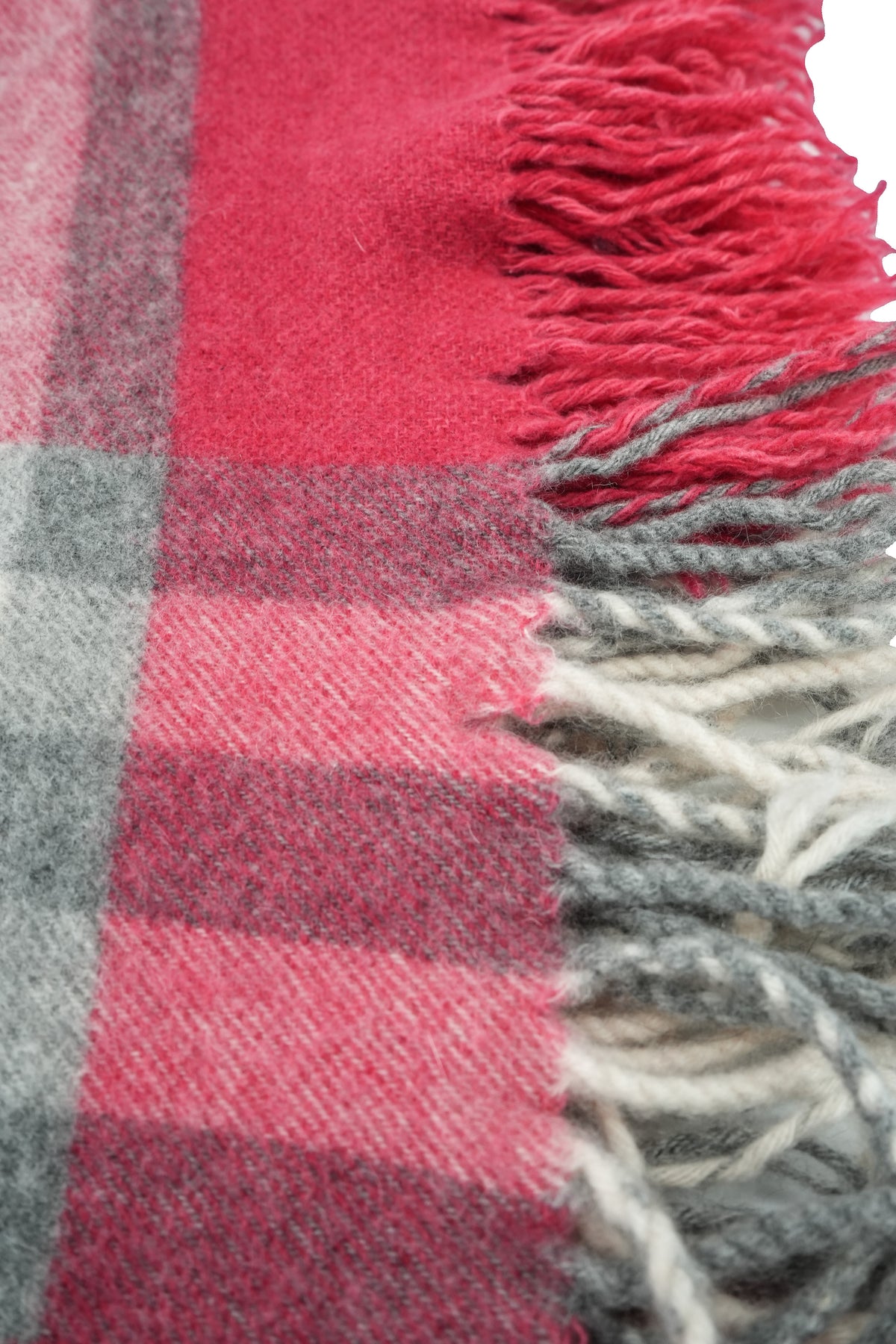 Burberry pink plaid fringe scarf *as is*