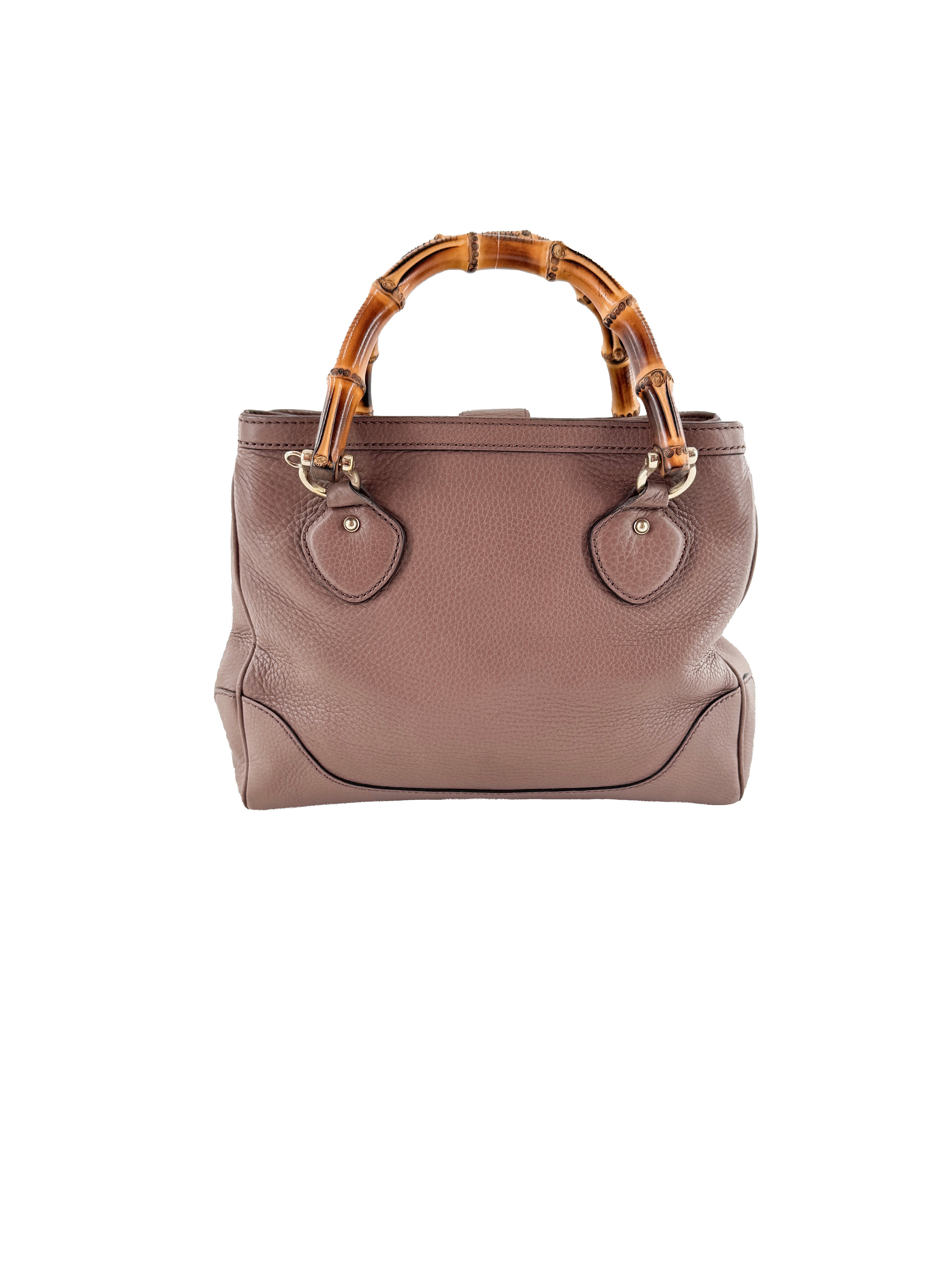 Gucci mauve Diana bamboo shopper 308360 520981