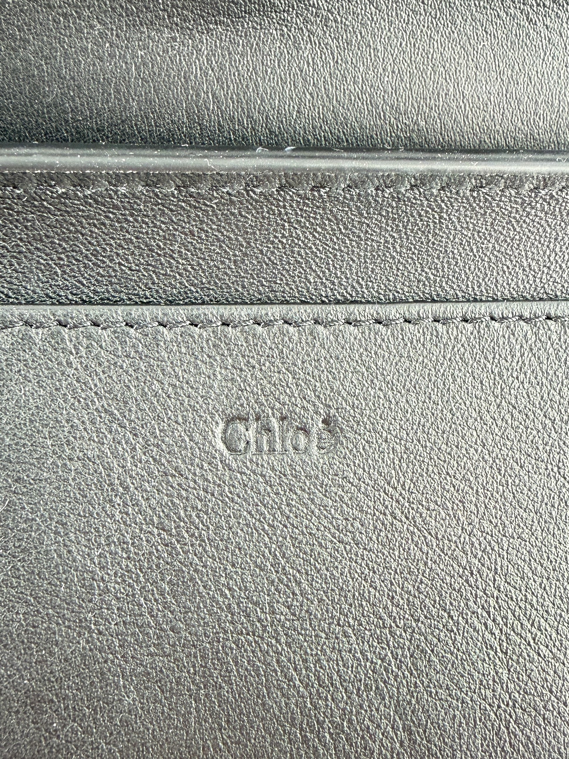 Chloé black Drew Bijou clutch with strap 04-18-60-65