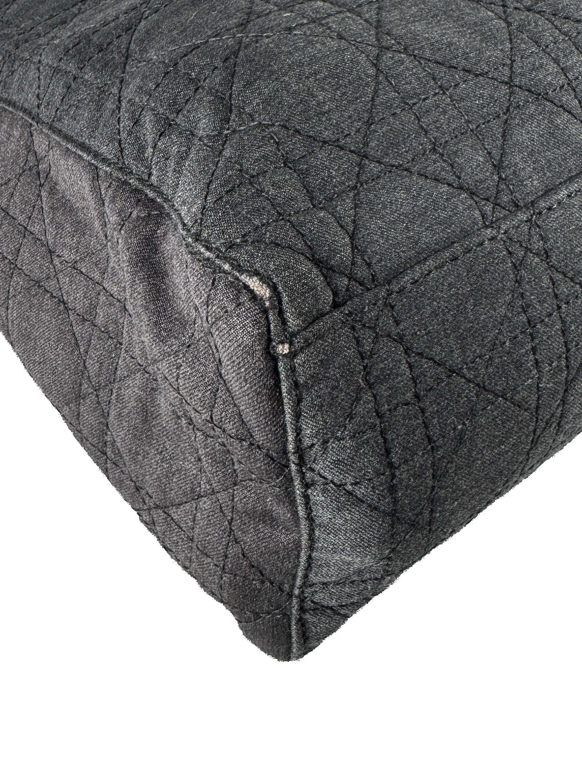 Christian Dior black denim Lady Dior vintage RU 0967