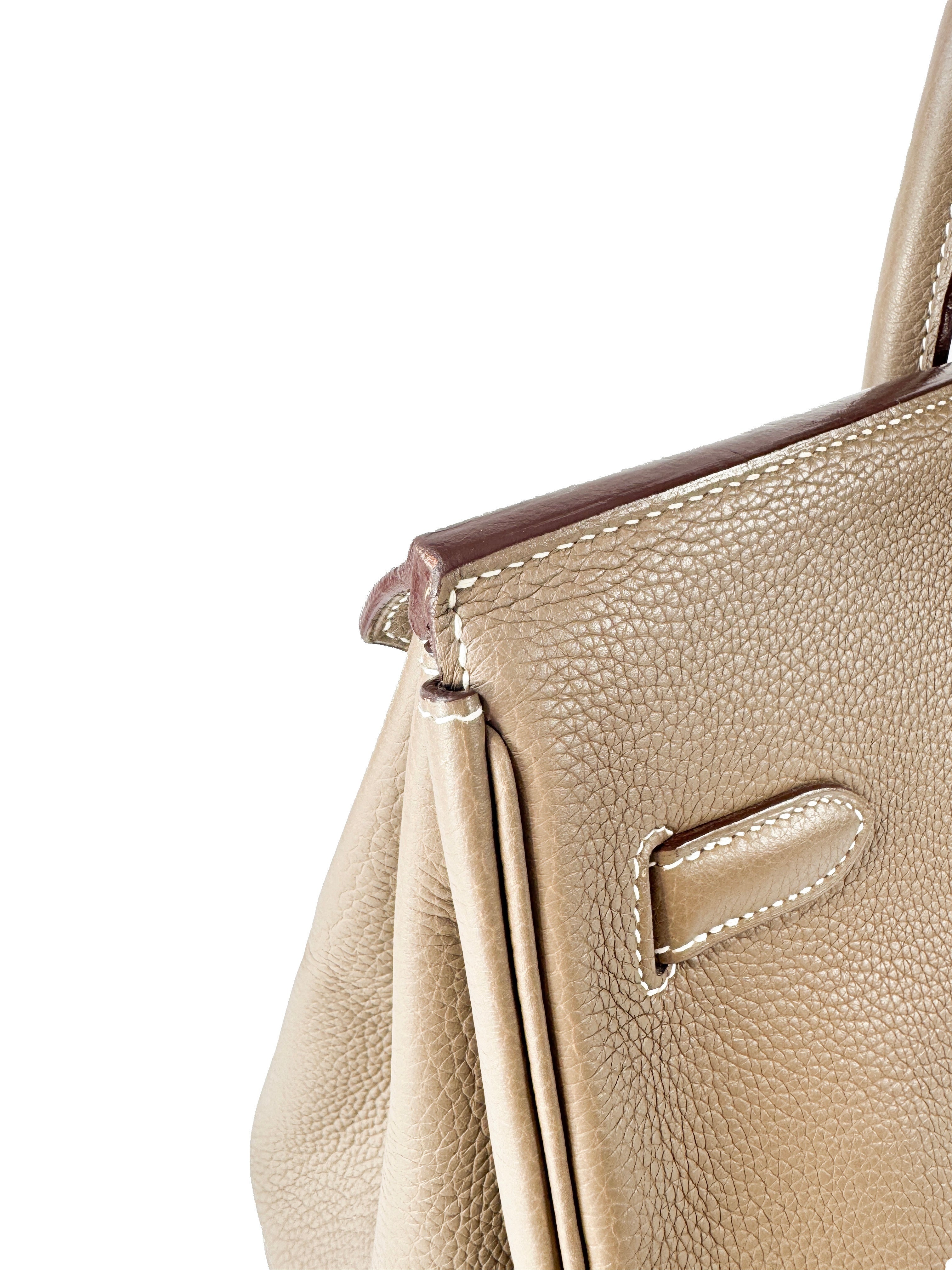 Hermès togo Birkin 35 Etoupe