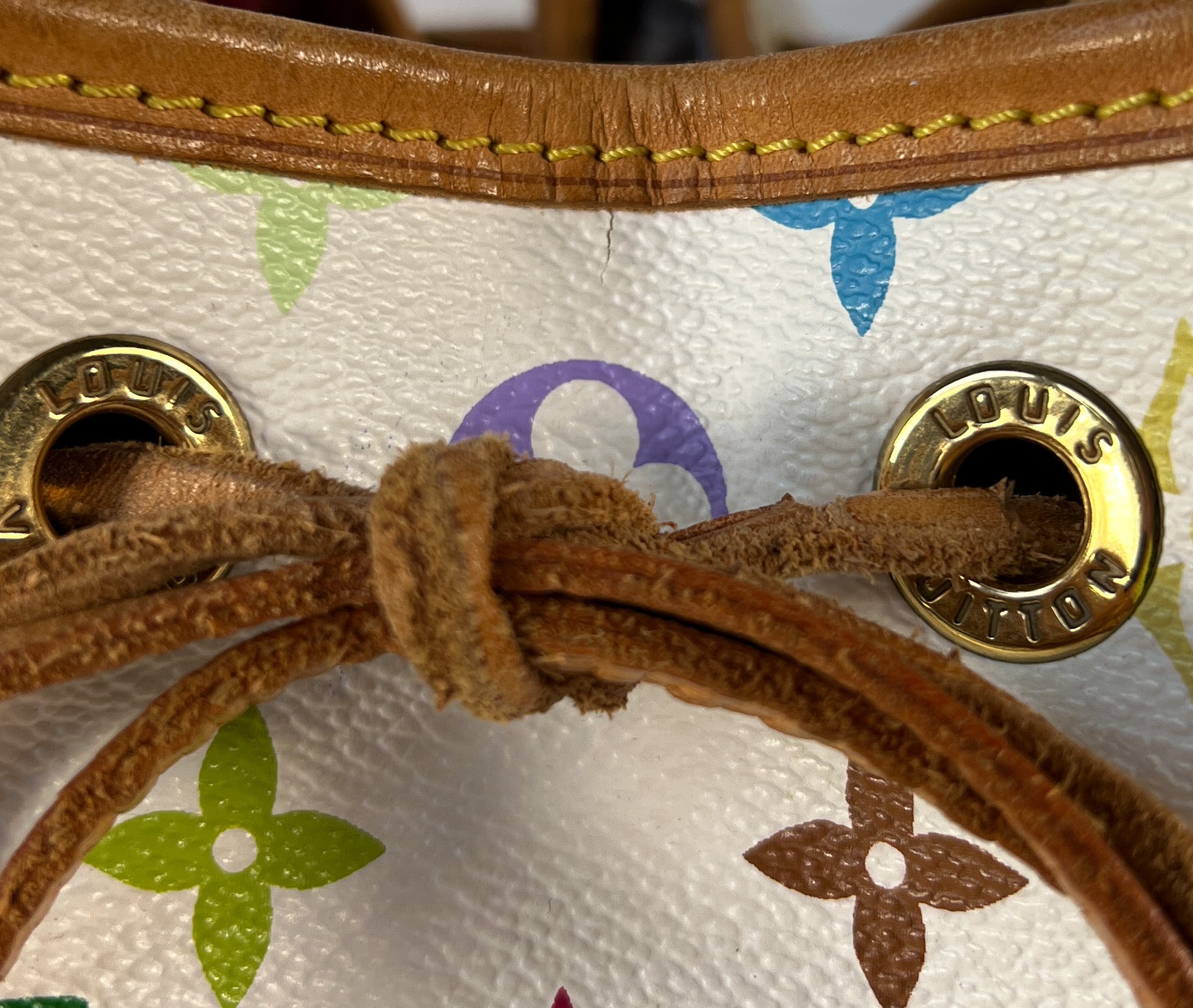 Louis Vuitton monogram multicolor petite noe CA1005