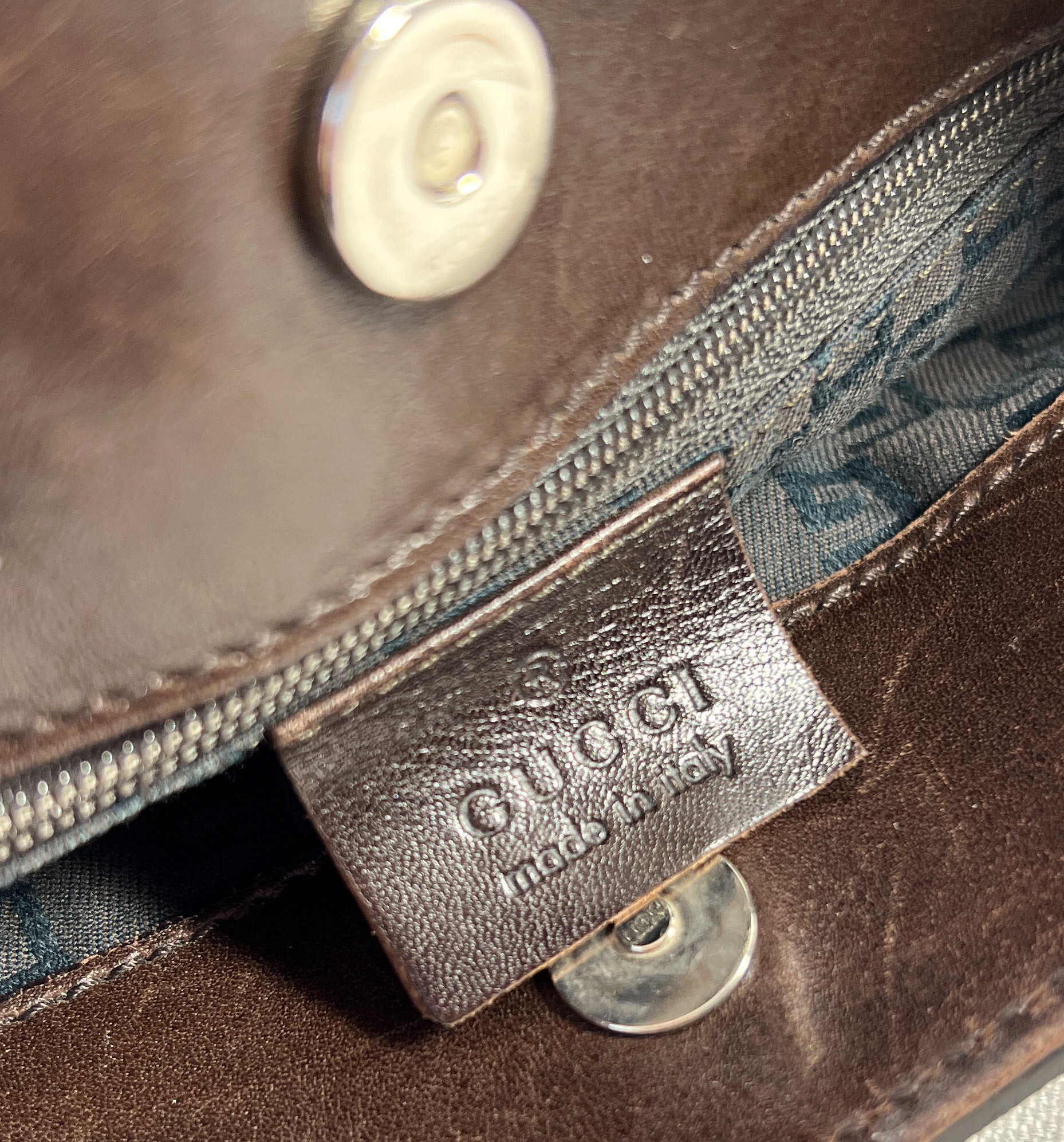 Gucci brown suede horsebit hobo shoulder bag **as is**