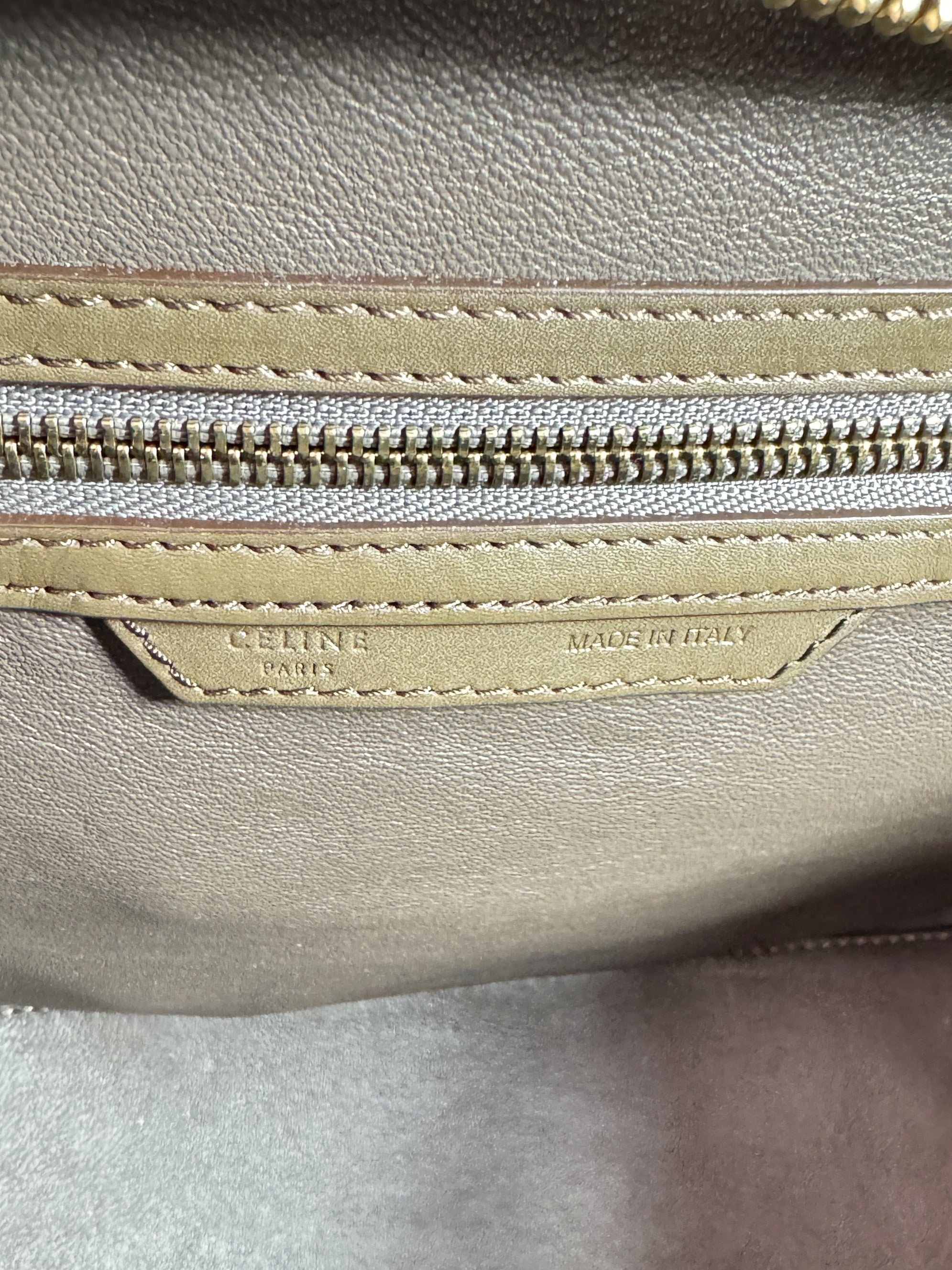 Celine navy, olive, orange luggage mini tote W-AT-0172