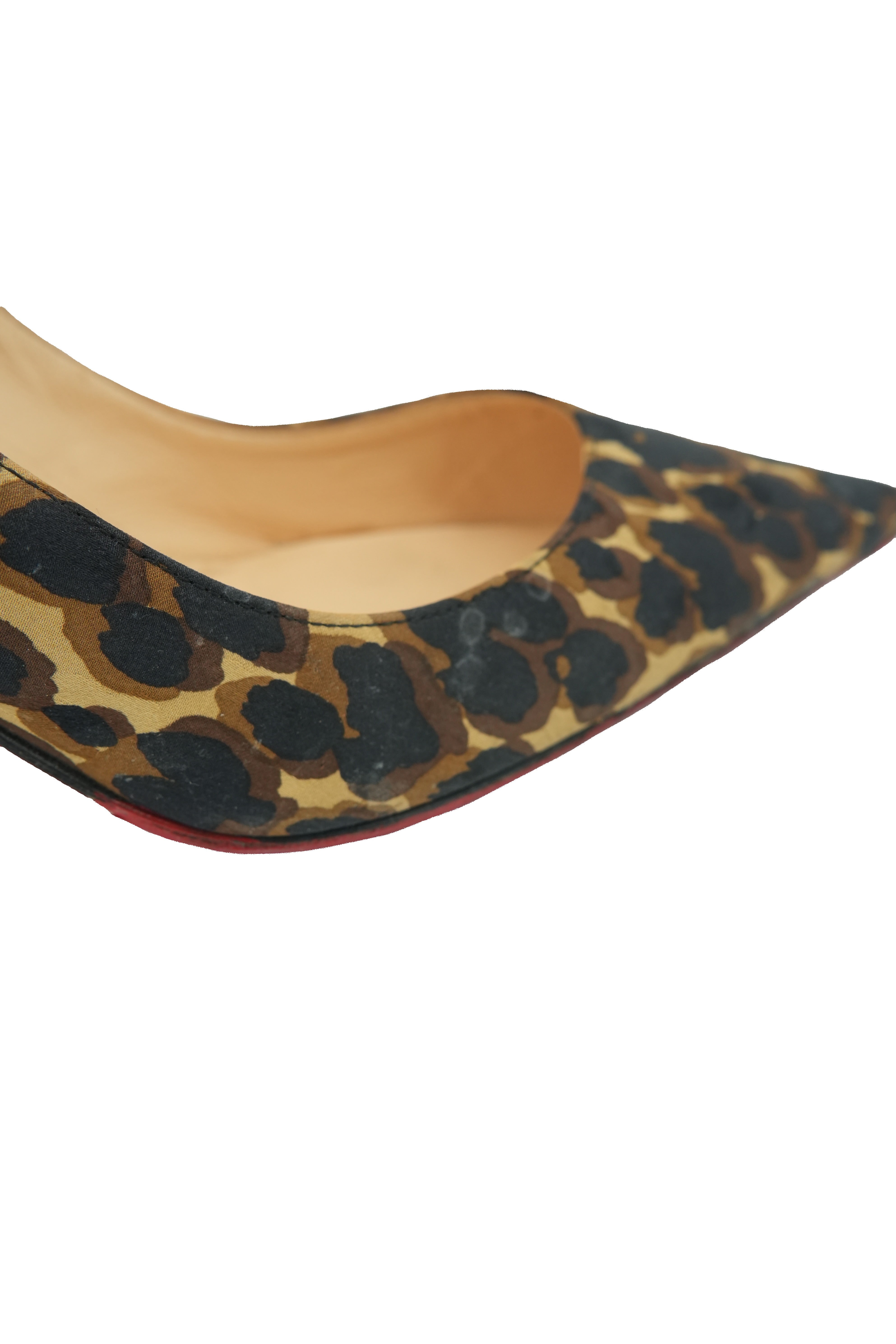 Christian Louboutin leopard print pumps size 38