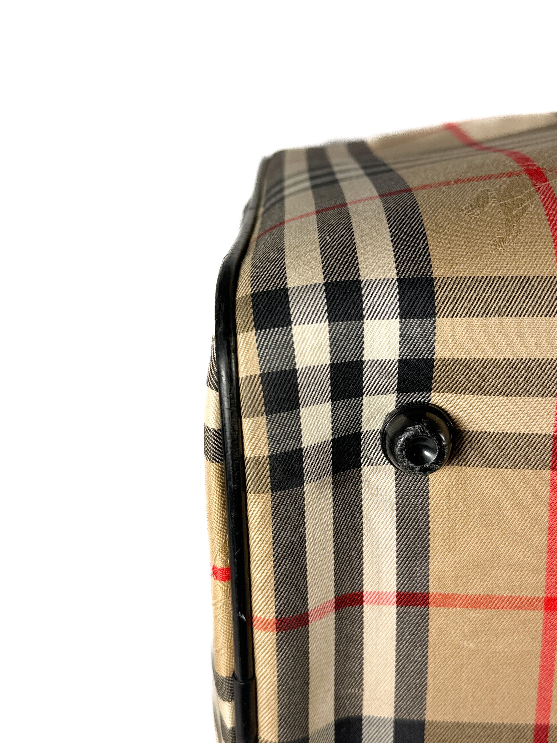 Burberrys vintage nova check travel bag **as is**