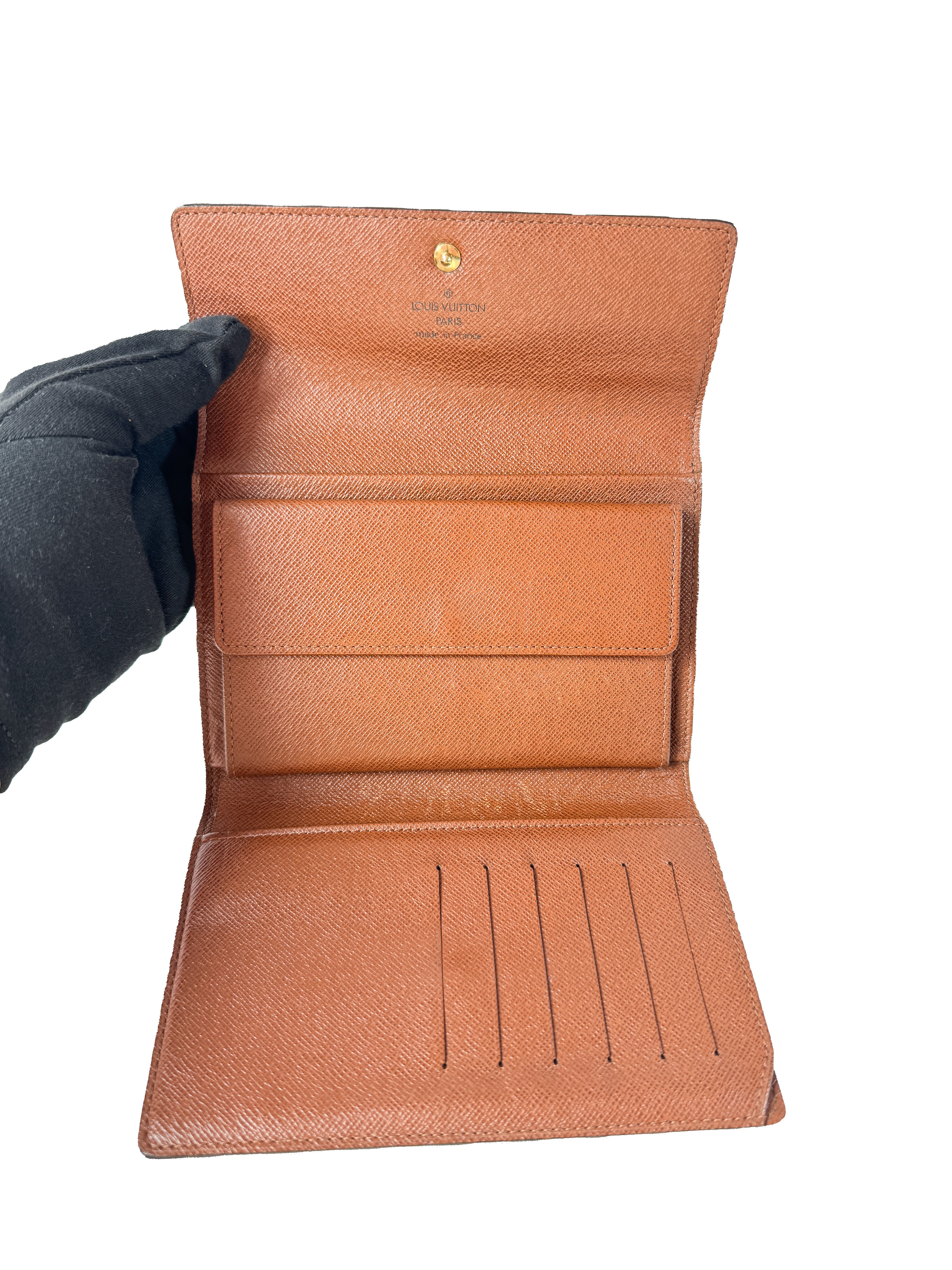 Louis Vuitton monogram Porte Tresor Etui Paper wallet SP0012