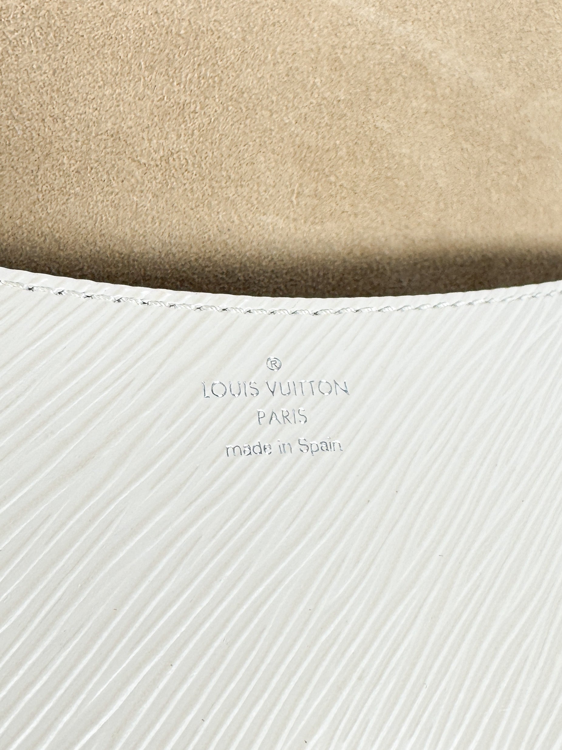 Louis Vuitton cream epi Buci NFC