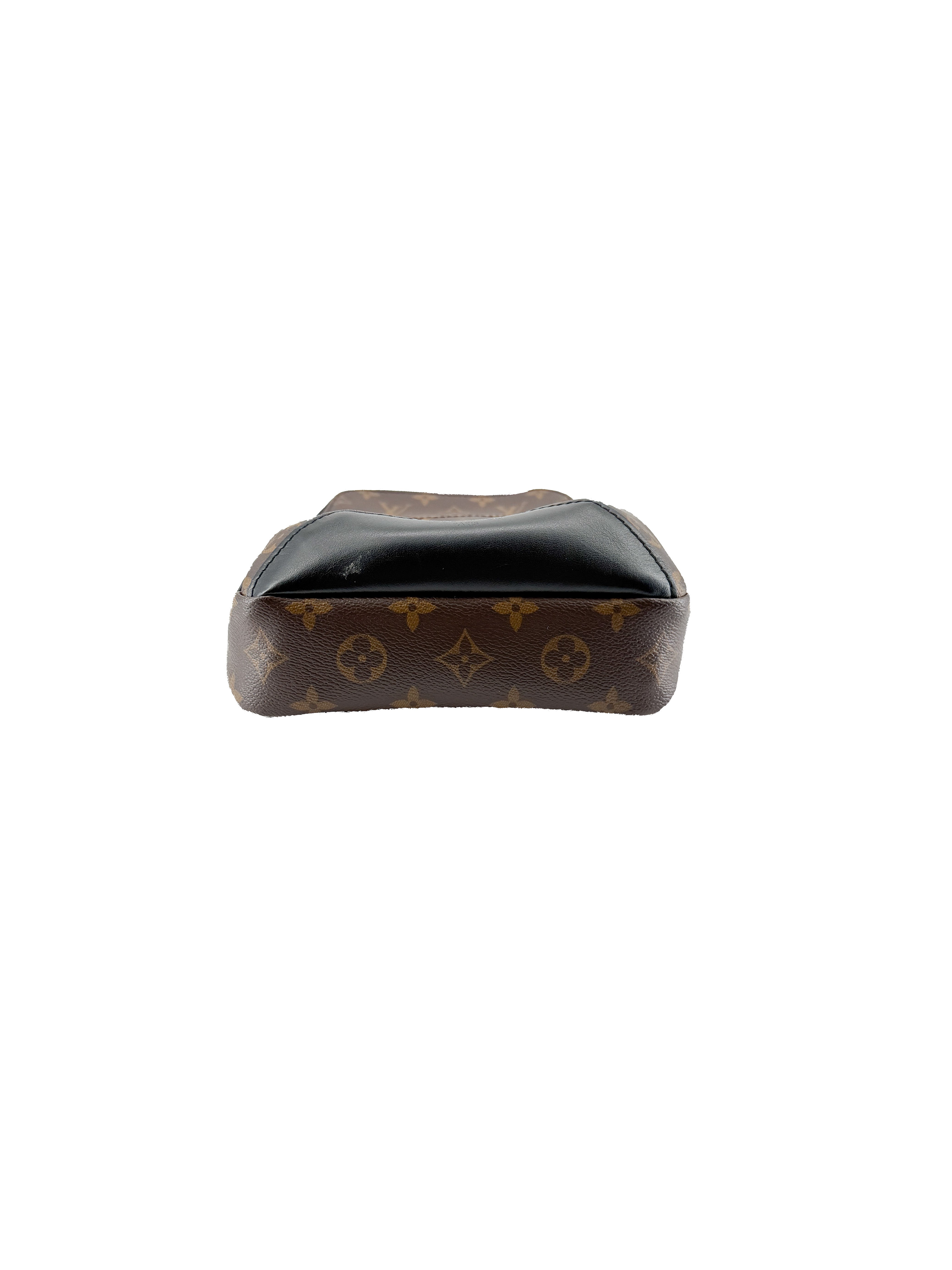 Louis Vuitton monogram black Avenue sling NFC