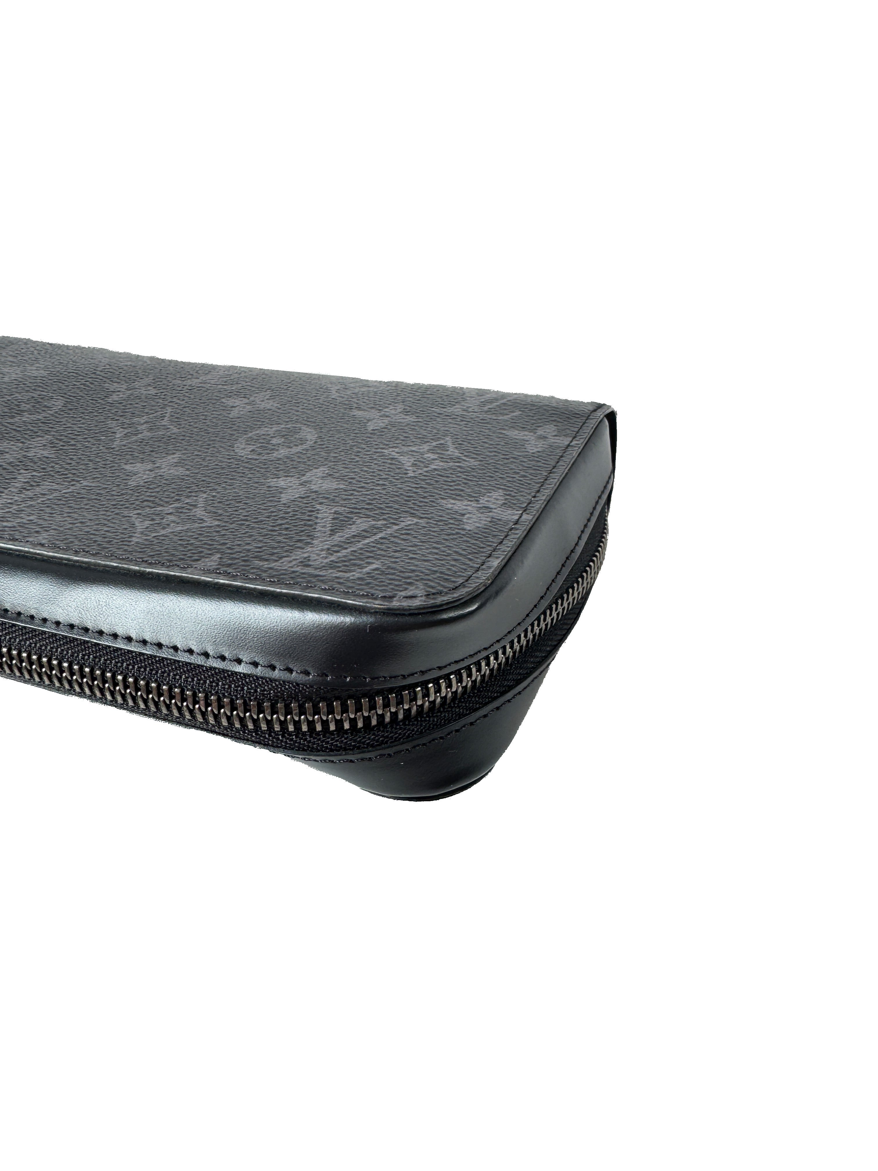 Louis Vuitton monogram eclipse xl zippy travel wallet CA4103