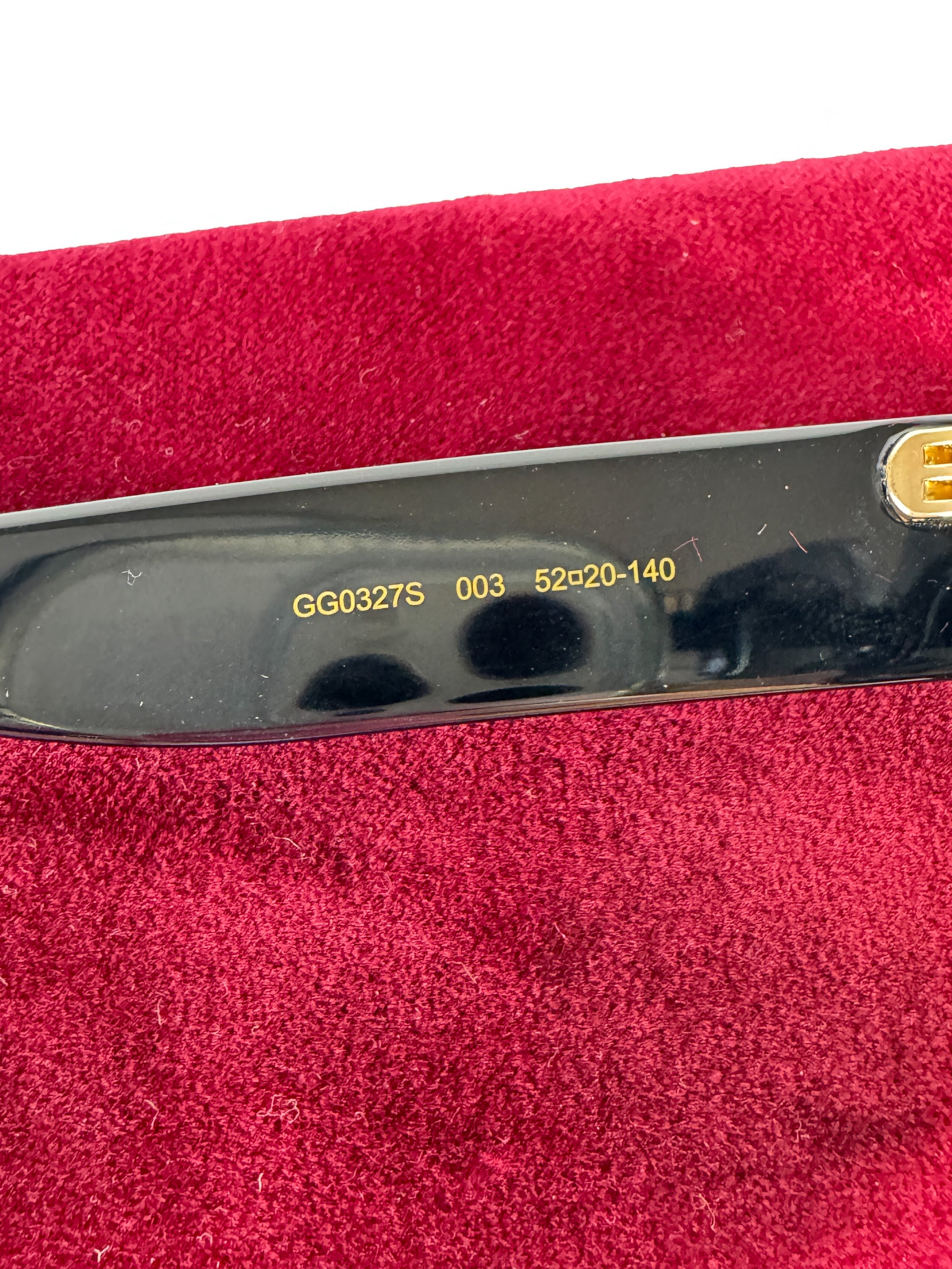 Gucci black GG rainbow glitter sunglasses GG0327S