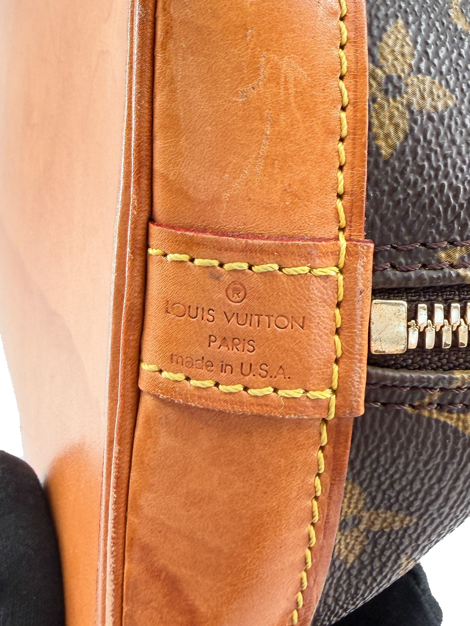 Louis Vuitton monogram Alma w/strap SD0040