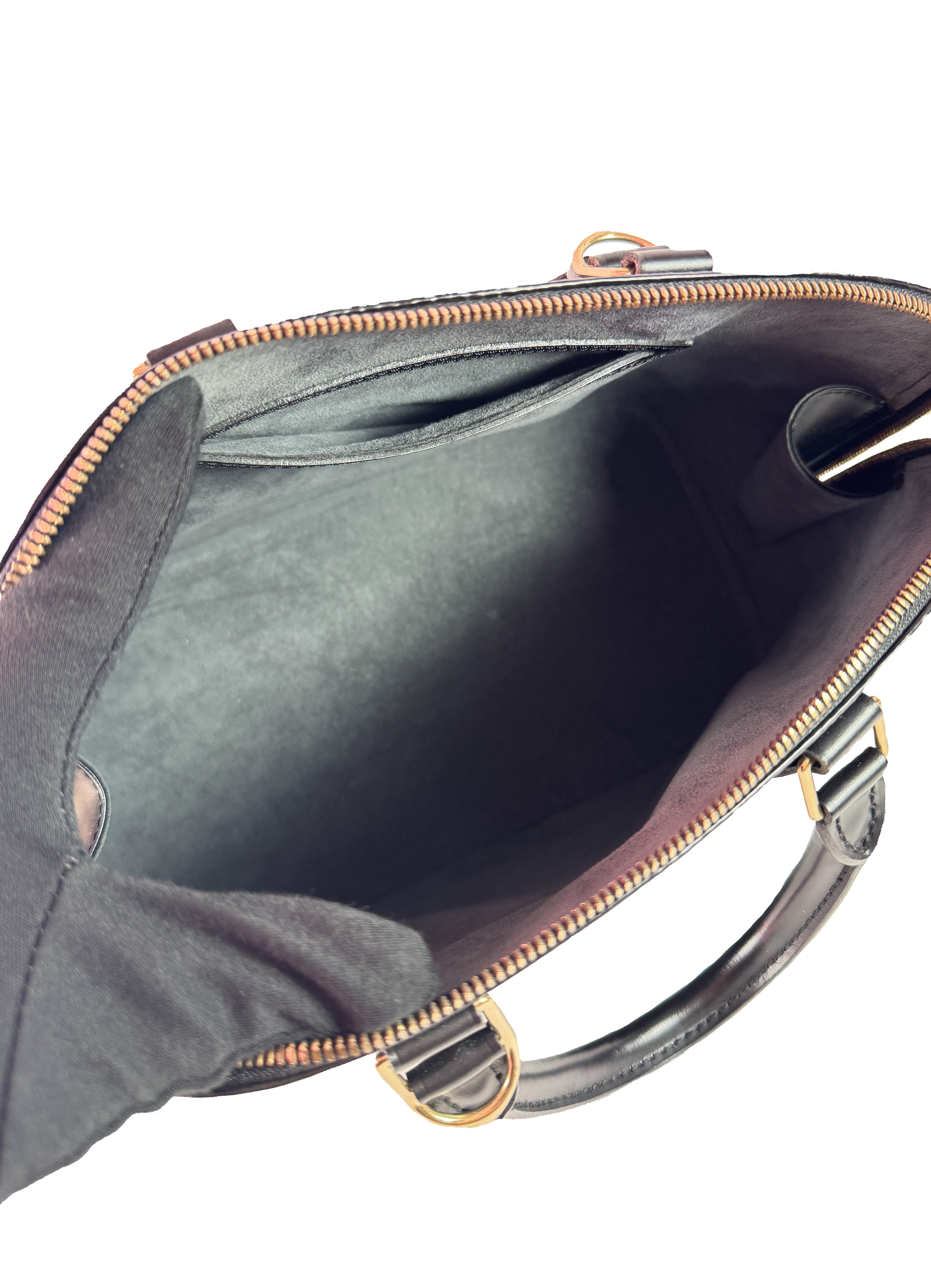 Louis Vuitton black epi Alma AR0937