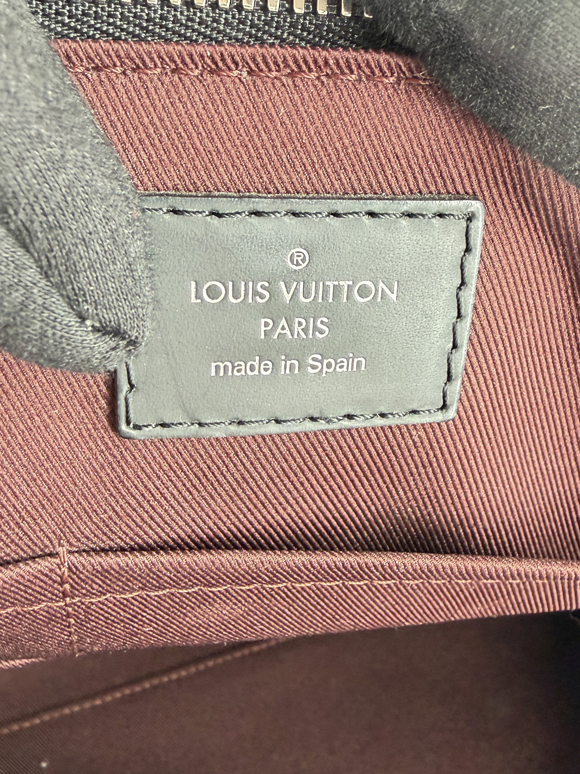 Louis Vuitton monogram black Macassar Porte Documents Jour NM CA3119 - My Girlfriend's Wardrobe LLC