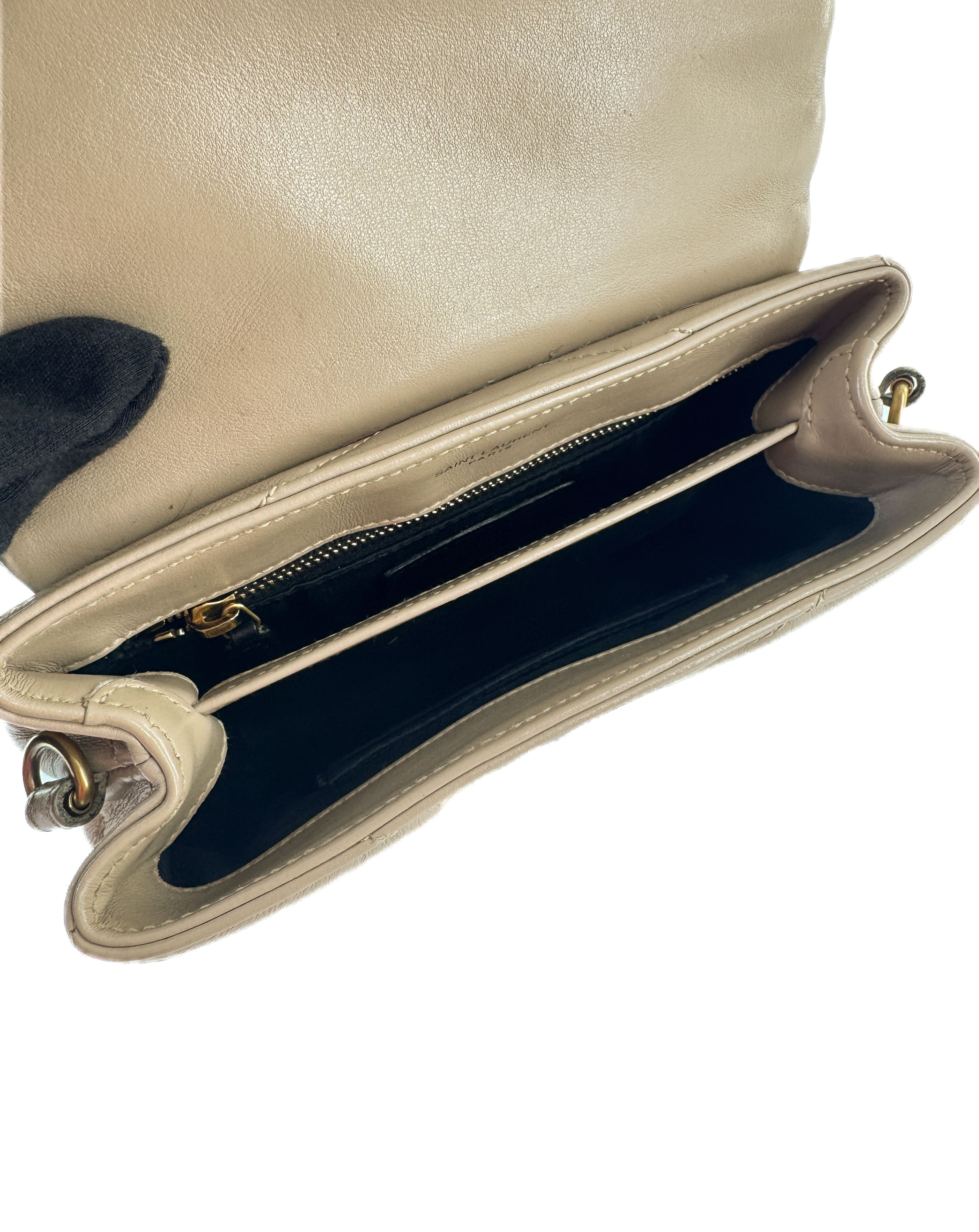 Saint Laurent beige toy Loulou GUE678401-1021