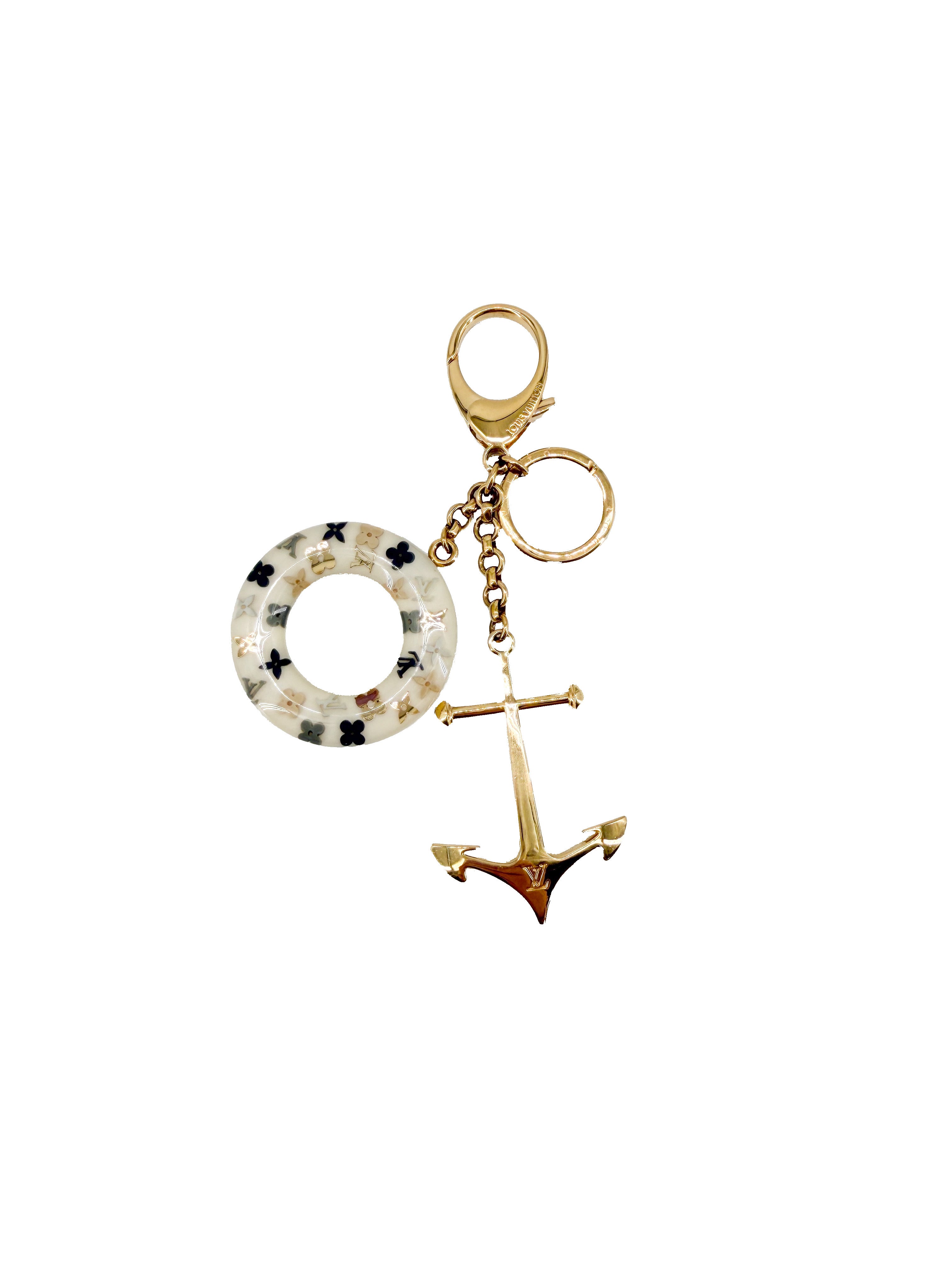 Louis Vuitton Marina inclusion bag charm and key holder CK1029