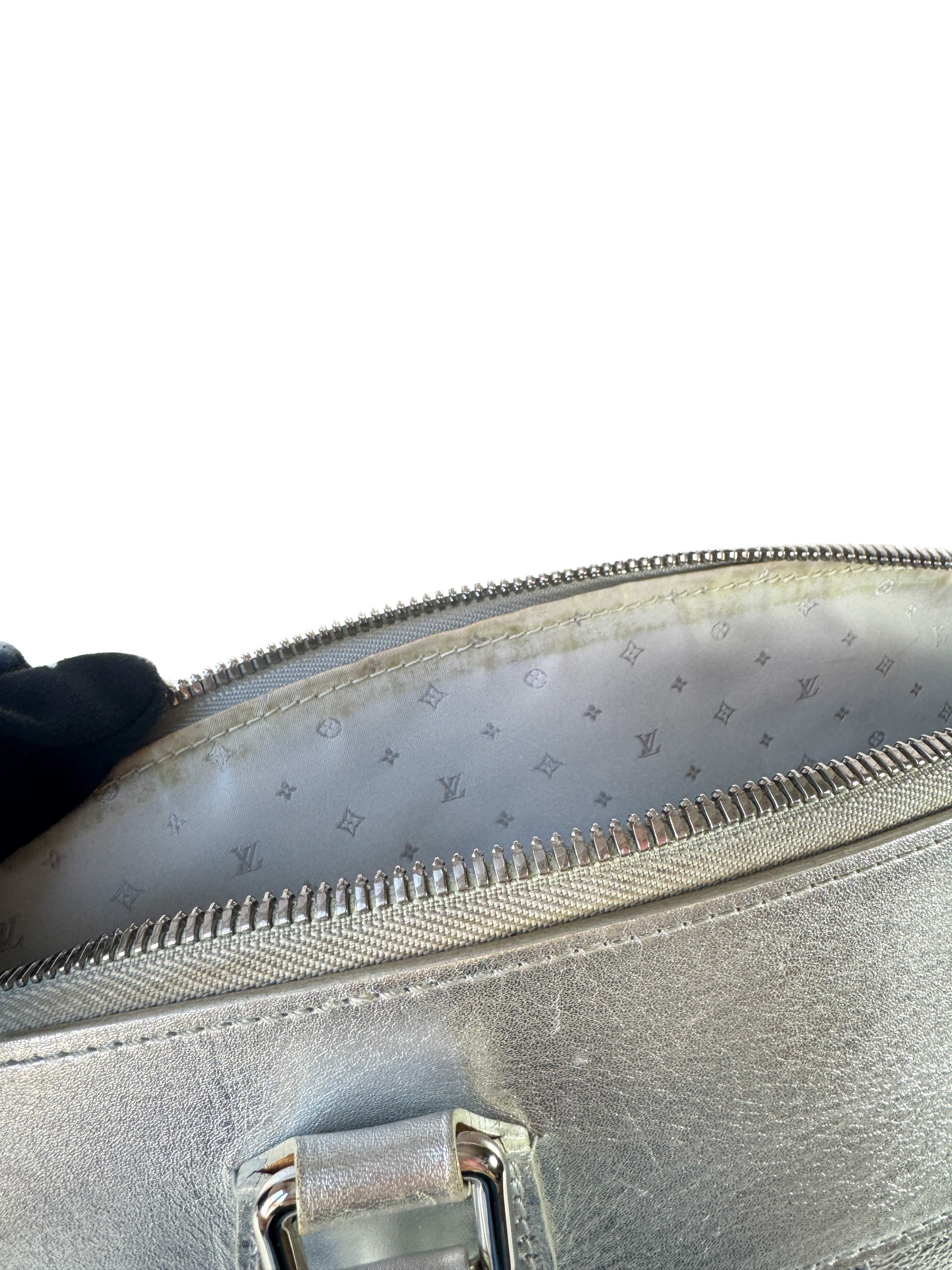 Louis Vuitton silver Suhali lockit MM DU3087