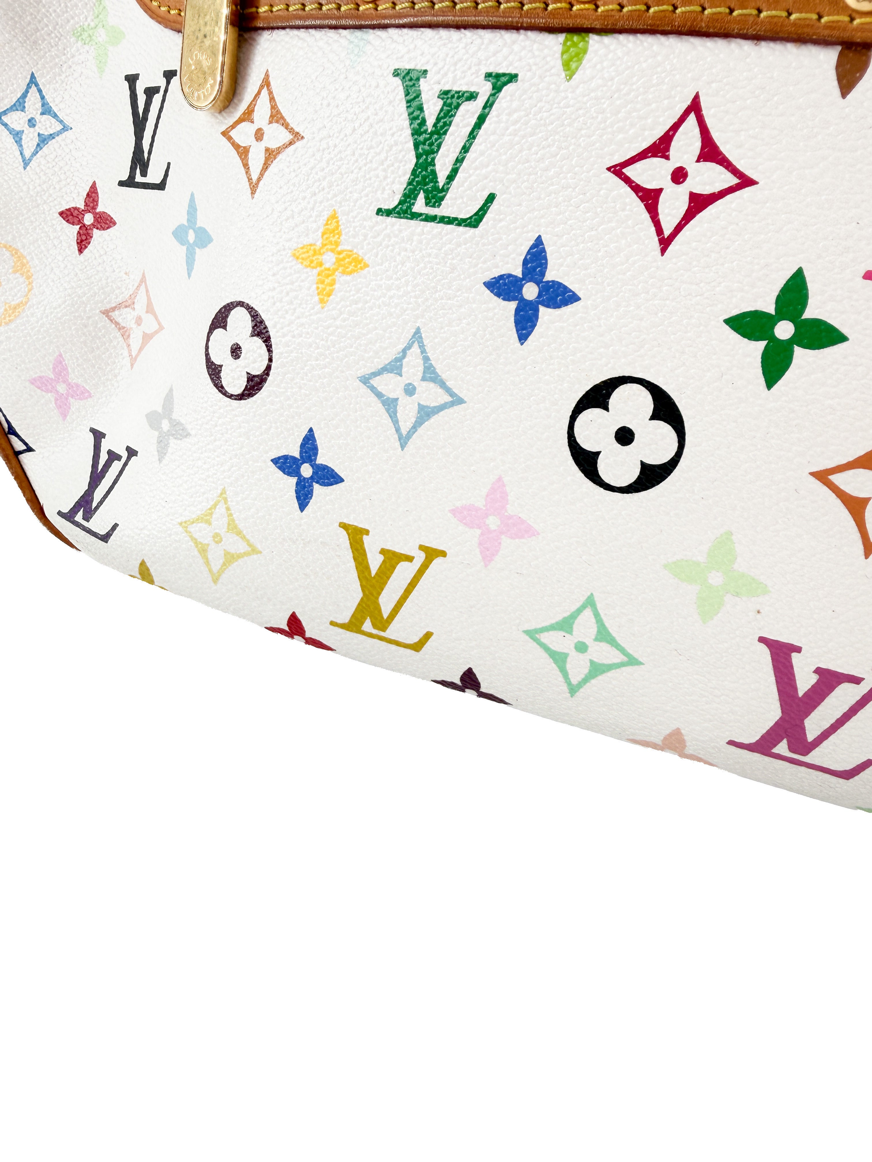 Louis Vuitton white multicolor Rita DU3067