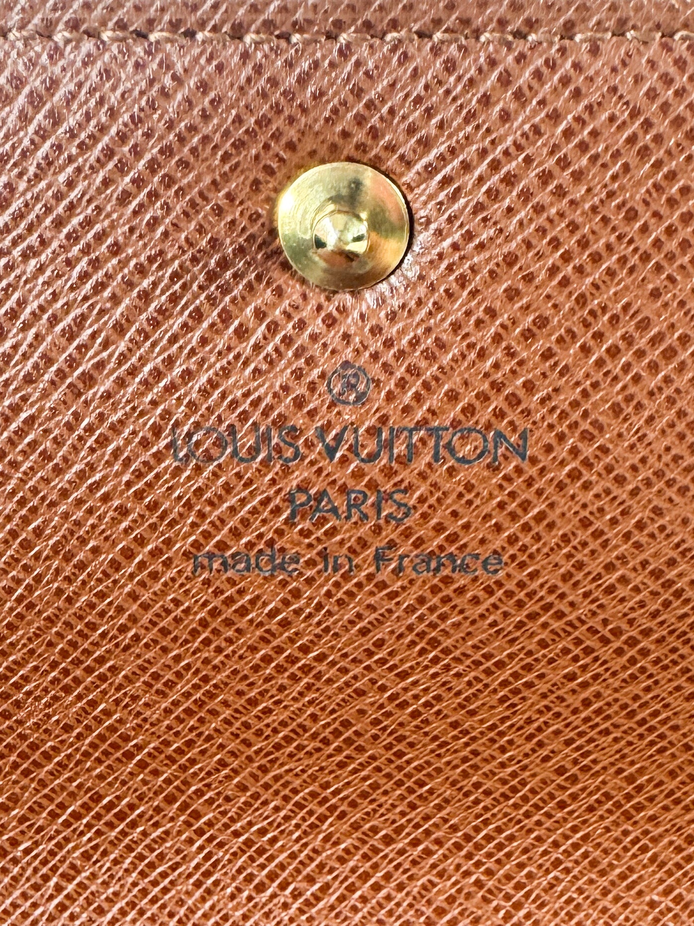 Louis Vuitton Monogram Porte Tresor Etui Papier wallet SP0031