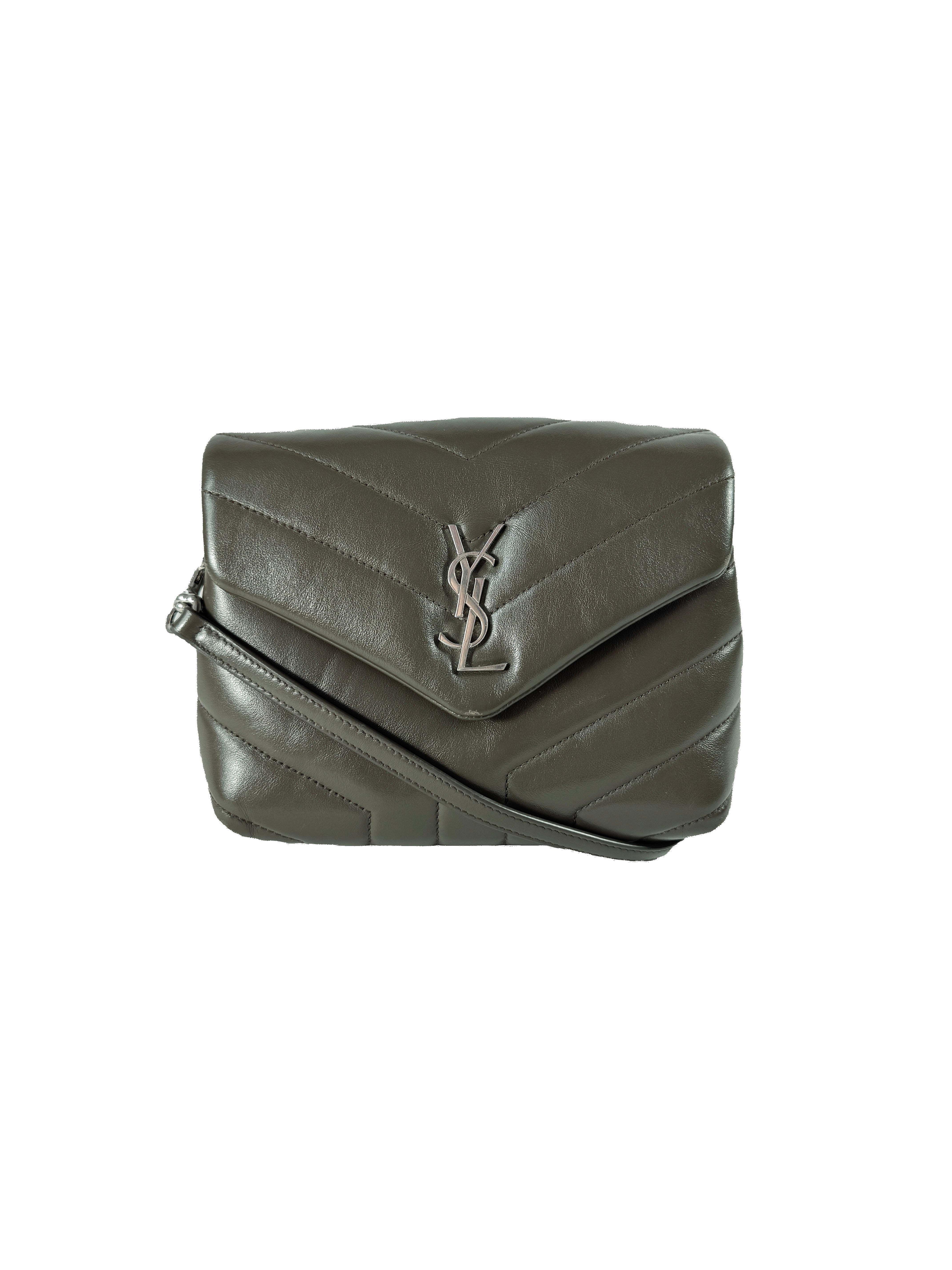 Saint Laurent olive monogram Matelasse toy loulou GUE467072-1018