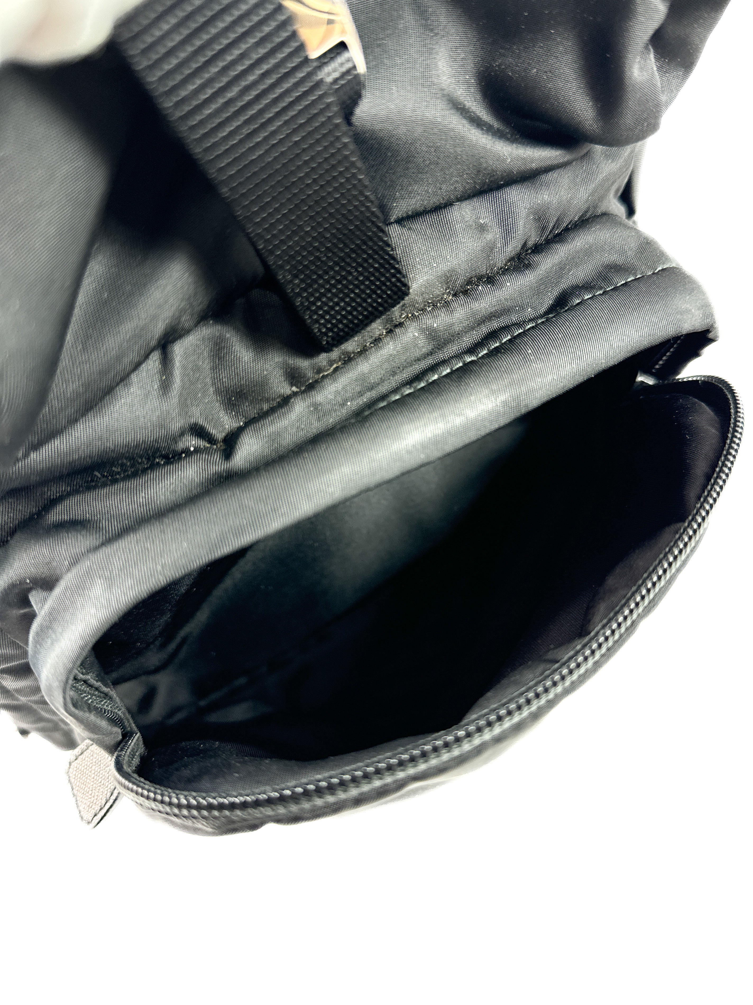 Prada black nylon Tessuto sling backpack **as is**