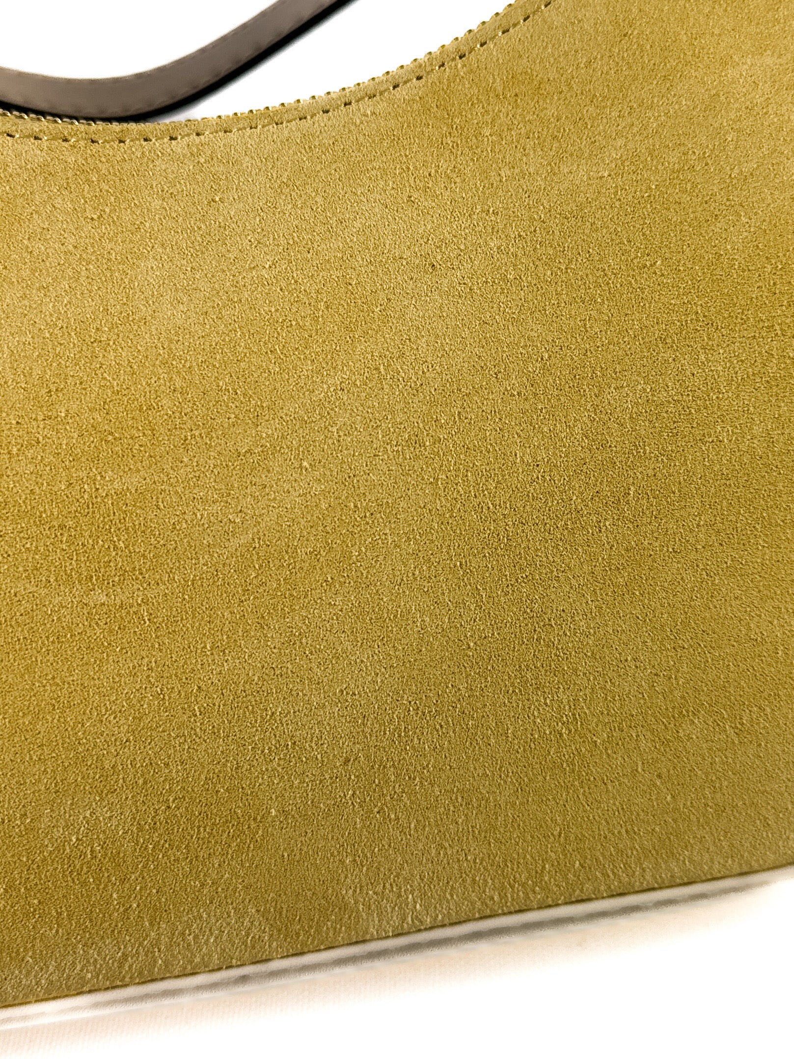Tory Burch yellow suede 151 mercer bag
