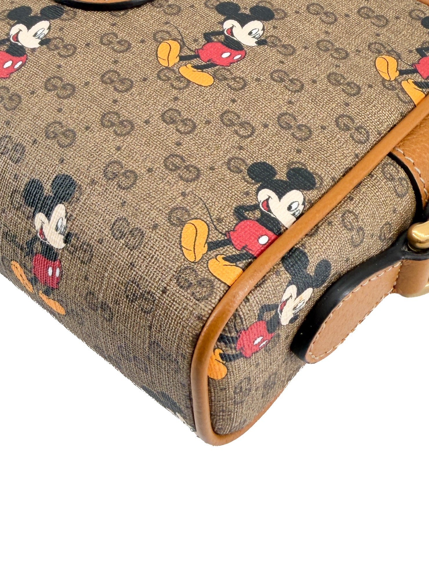 Gucci brown micro GG Mickey crossbody 602536 584046